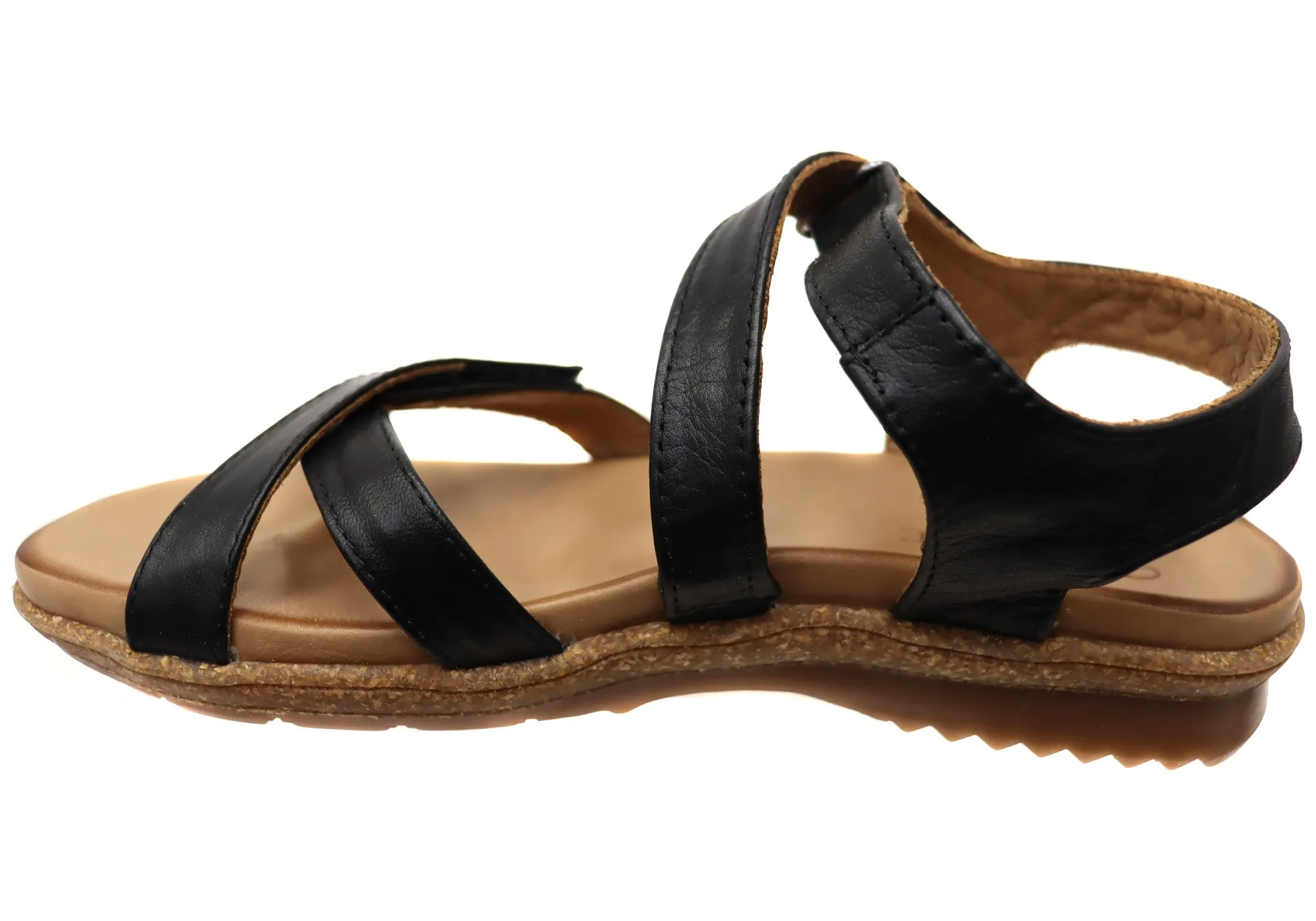 Orizonte Orbost Damen Bequeme Europäische Ledersandalen Orizonte Schuhe
