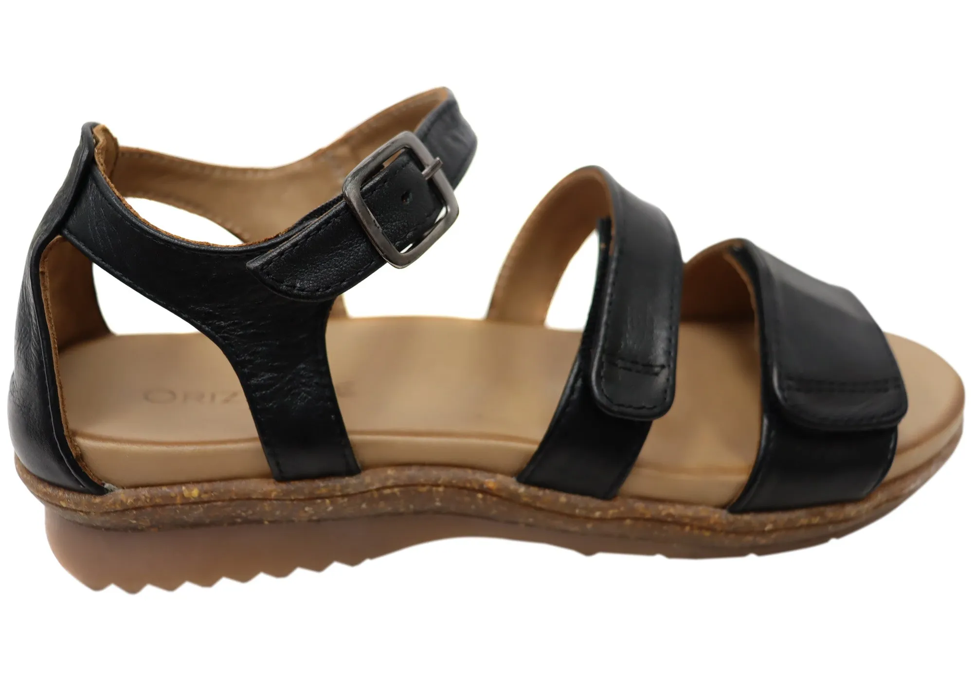 Orizonte Roggen Damen Bequeme Europäische Ledersandalen Orizonte Schuhe
