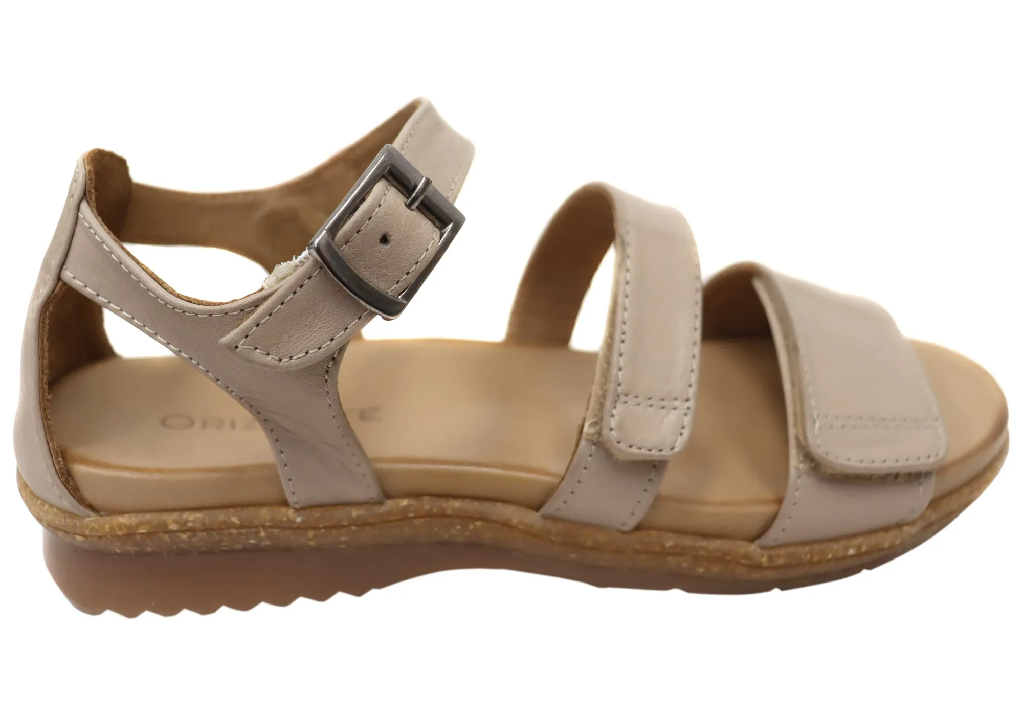 Orizonte Roggen Damen Bequeme Europäische Ledersandalen Orizonte Schuhe