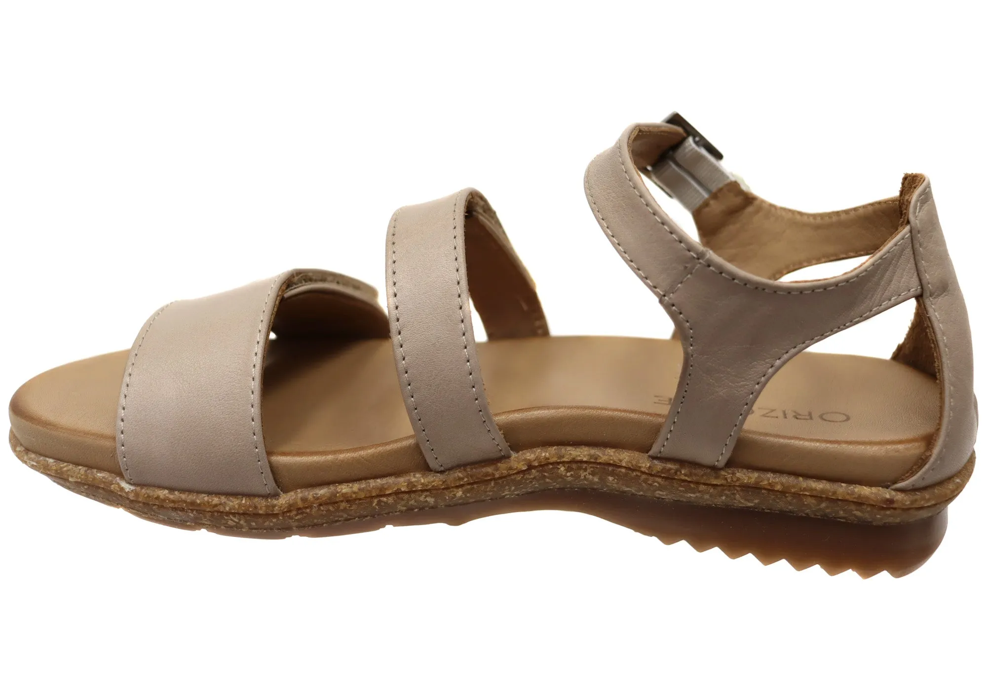 Orizonte Roggen Damen Bequeme Europäische Ledersandalen Orizonte Schuhe