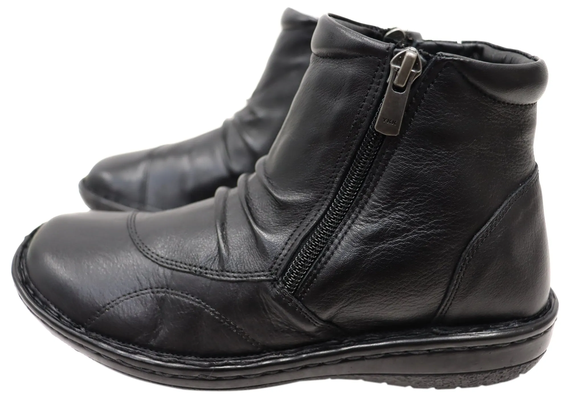 Orizonte Talun Damen Europäische Bequeme Leder Knöchelstiefel Orizonte Schuhe