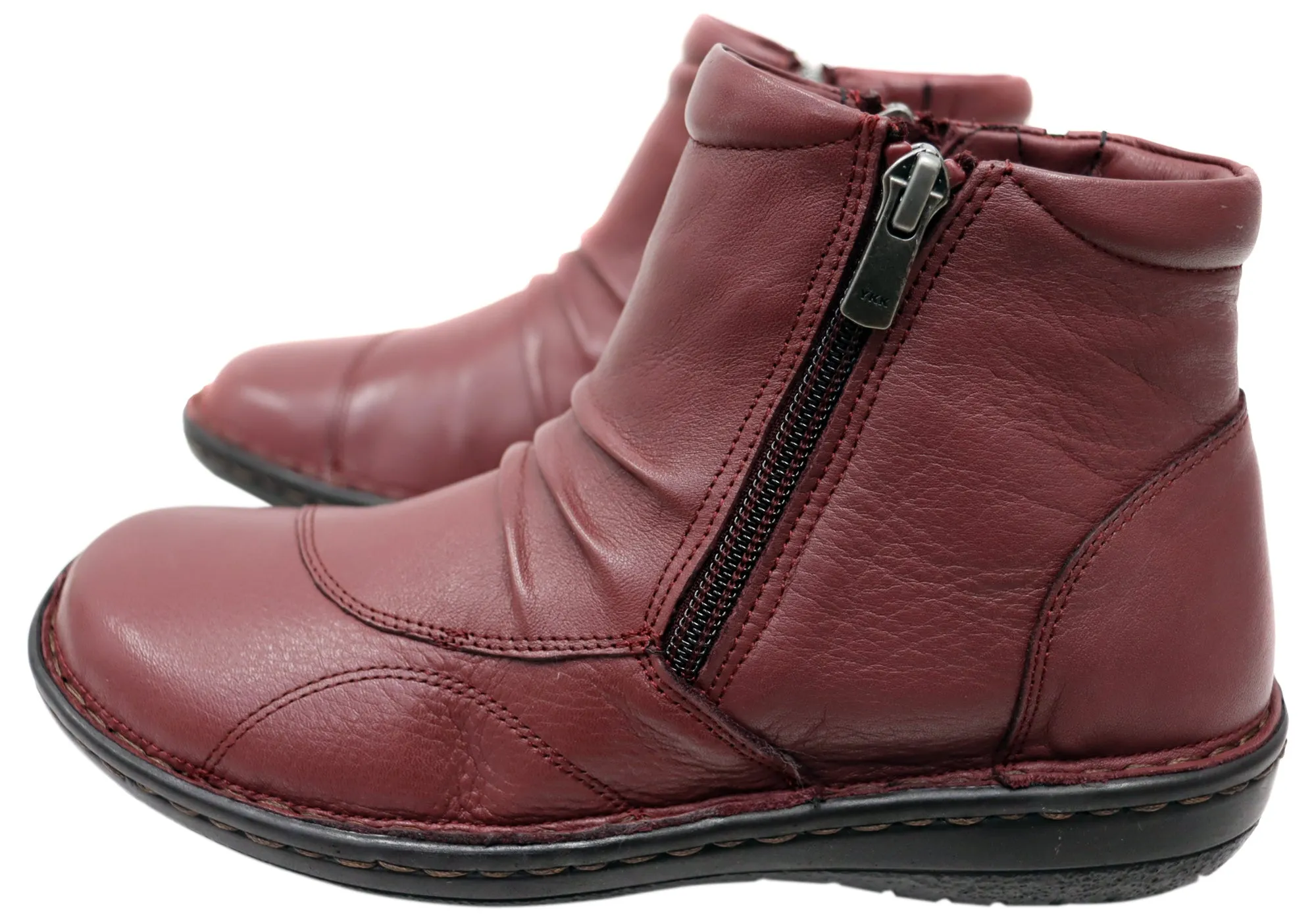 Orizonte Talun Damen Europäische Bequeme Leder Knöchelstiefel Orizonte Schuhe