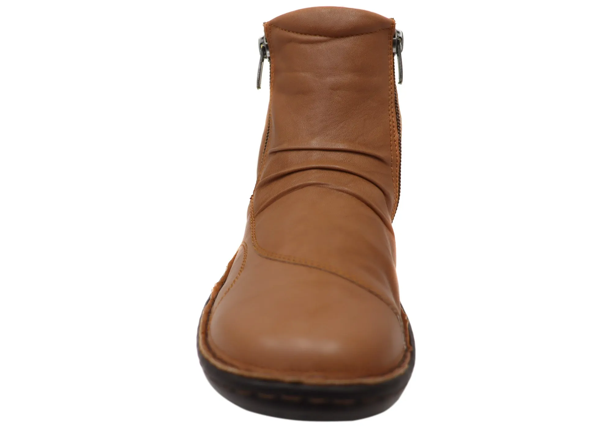 Orizonte Talun Damen Europäische Bequeme Leder Knöchelstiefel Orizonte Schuhe