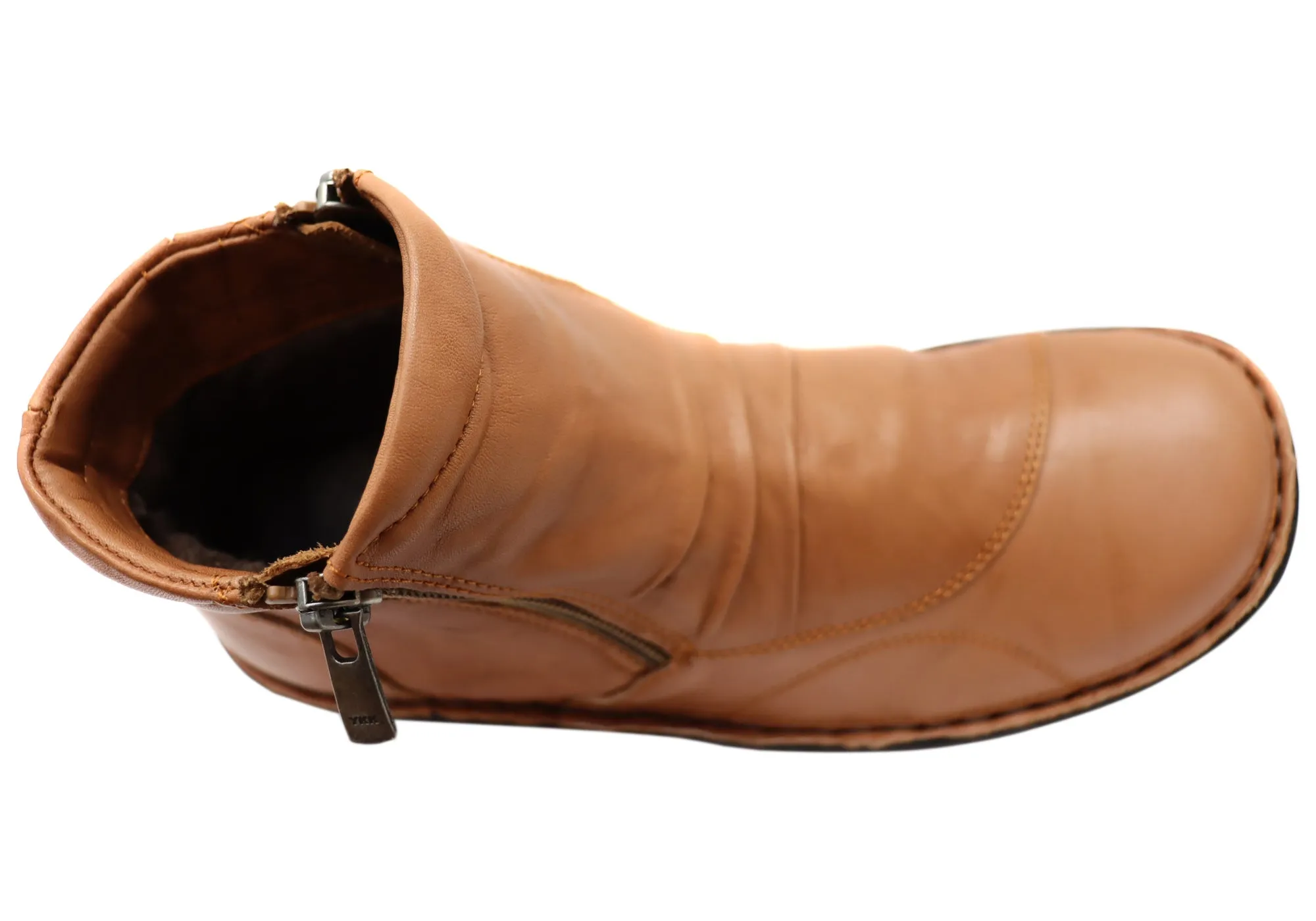 Orizonte Talun Damen Europäische Bequeme Leder Knöchelstiefel Orizonte Schuhe