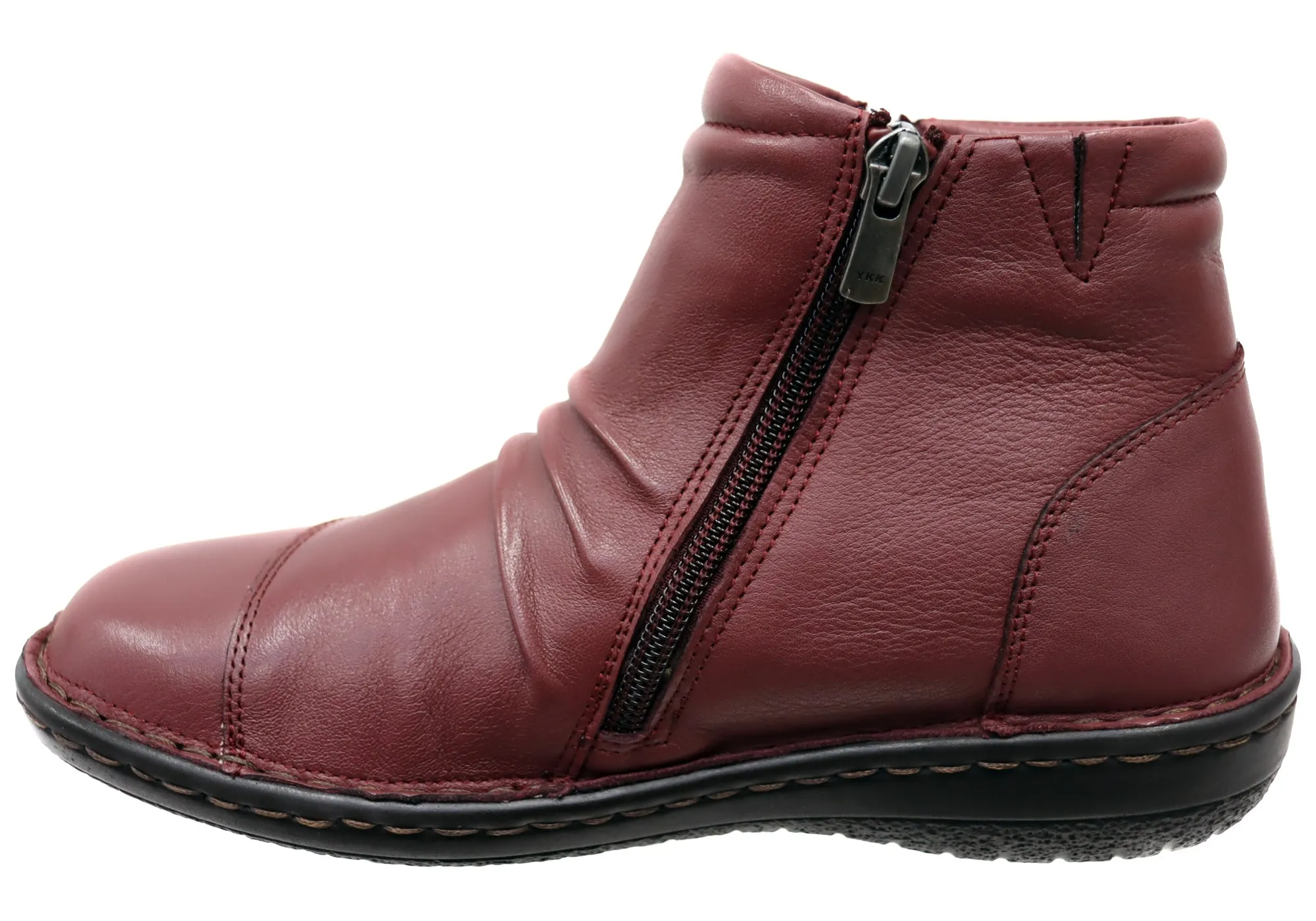 Orizonte Talun Damen Europäische Bequeme Leder Knöchelstiefel Orizonte Schuhe