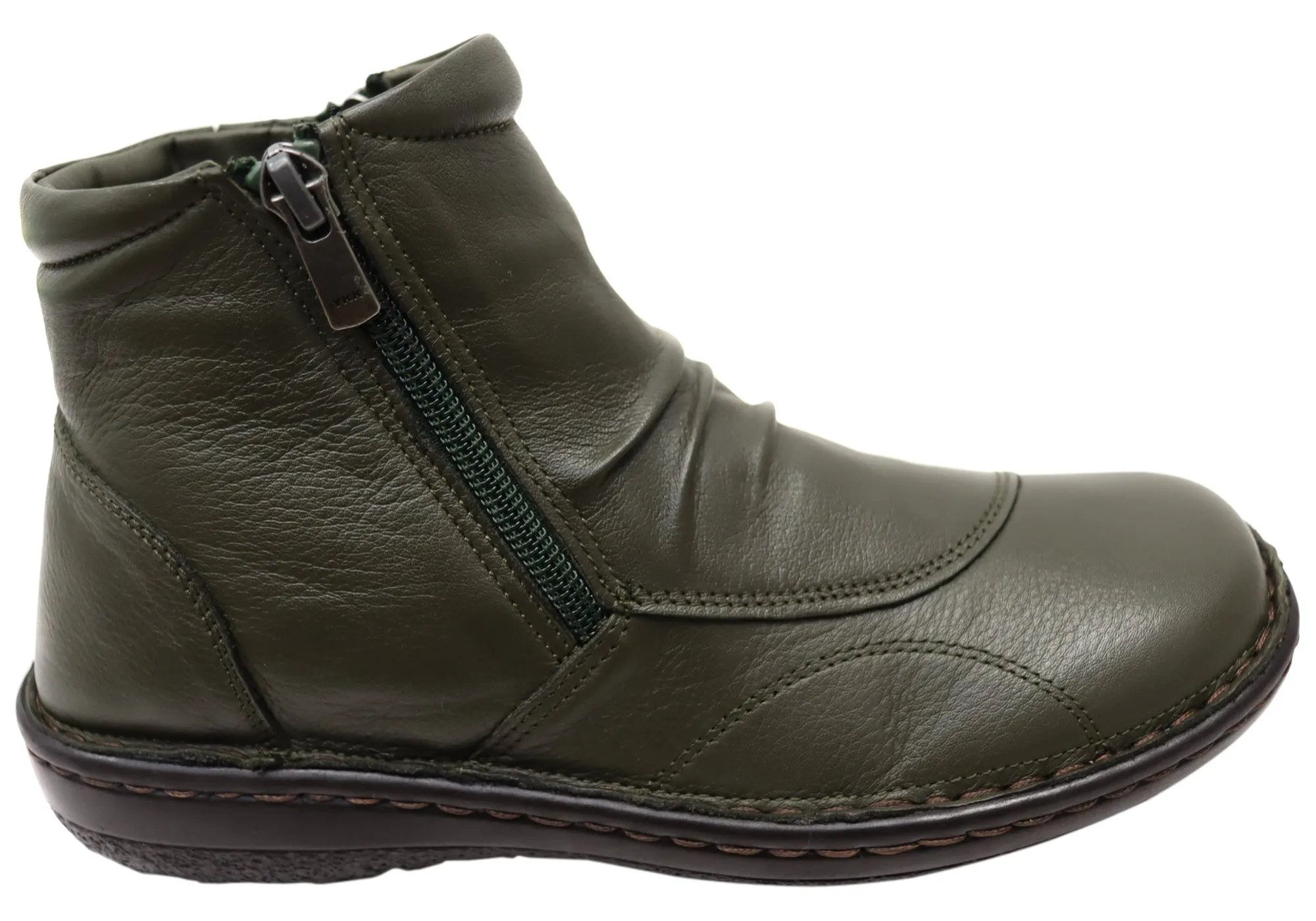 Orizonte Talun Damen Europäische Bequeme Leder Knöchelstiefel Orizonte Schuhe