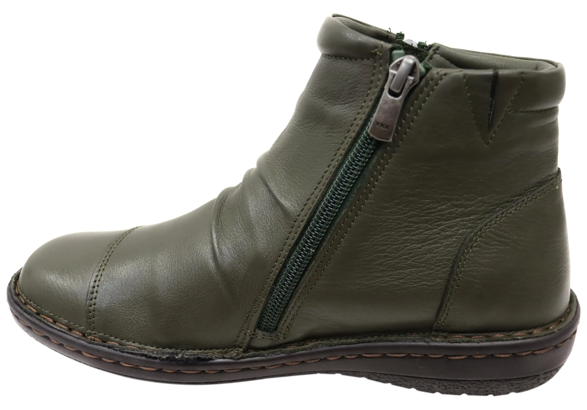 Orizonte Talun Damen Europäische Bequeme Leder Knöchelstiefel Orizonte Schuhe