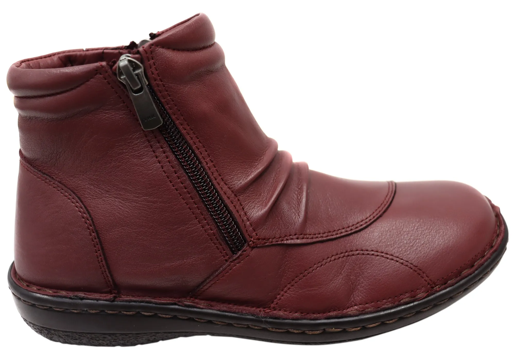 Orizonte Talun Damen Europäische Bequeme Leder Knöchelstiefel Orizonte Schuhe