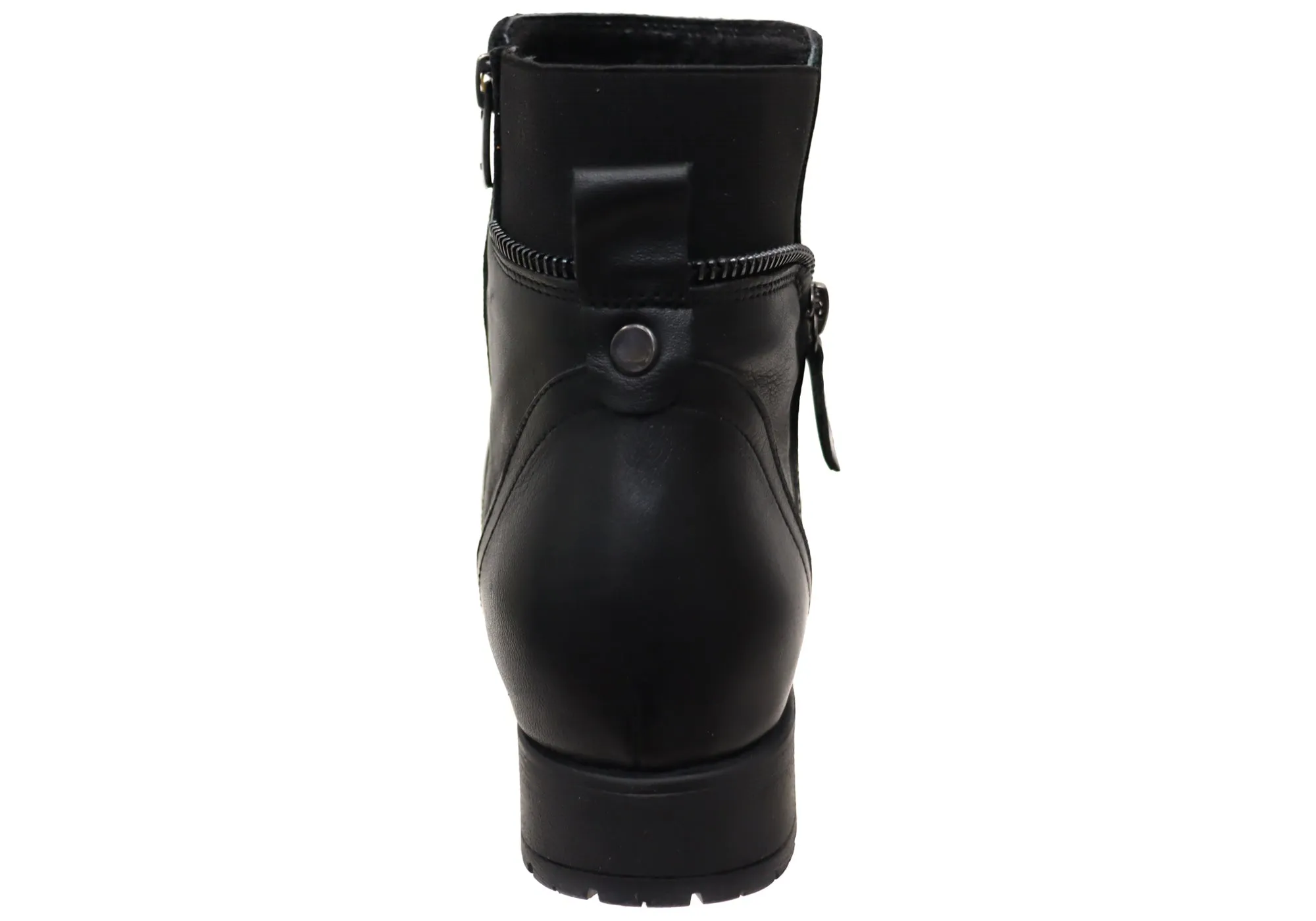 Orizonte Village Damen Europäische Bequeme Leder Knöchelstiefel Orizonte Schuhe
