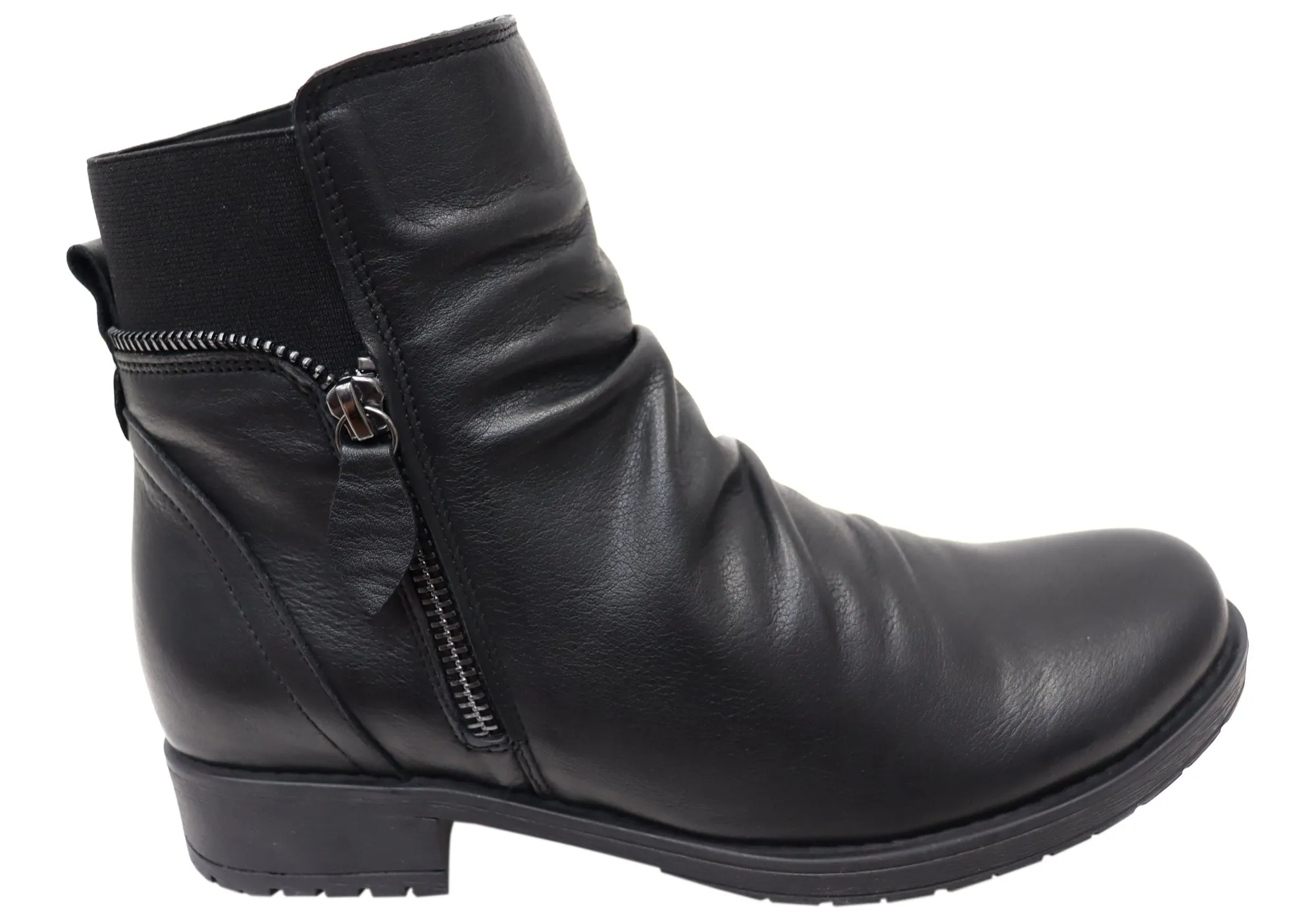 Orizonte Village Damen Europäische Bequeme Leder Knöchelstiefel Orizonte Schuhe