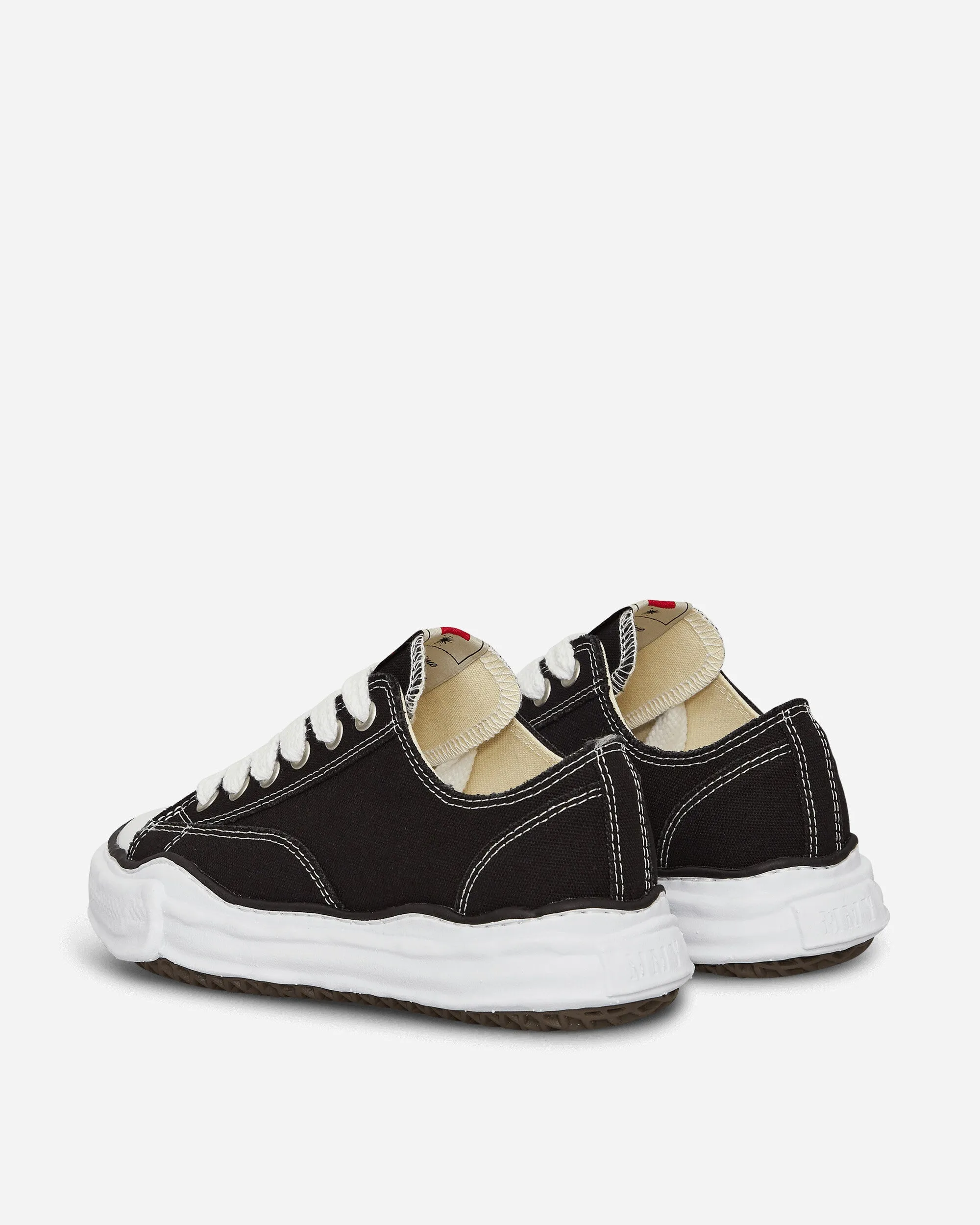 Peterson OG Sohlen Leinwand Niedrige Sneakers Schwarz