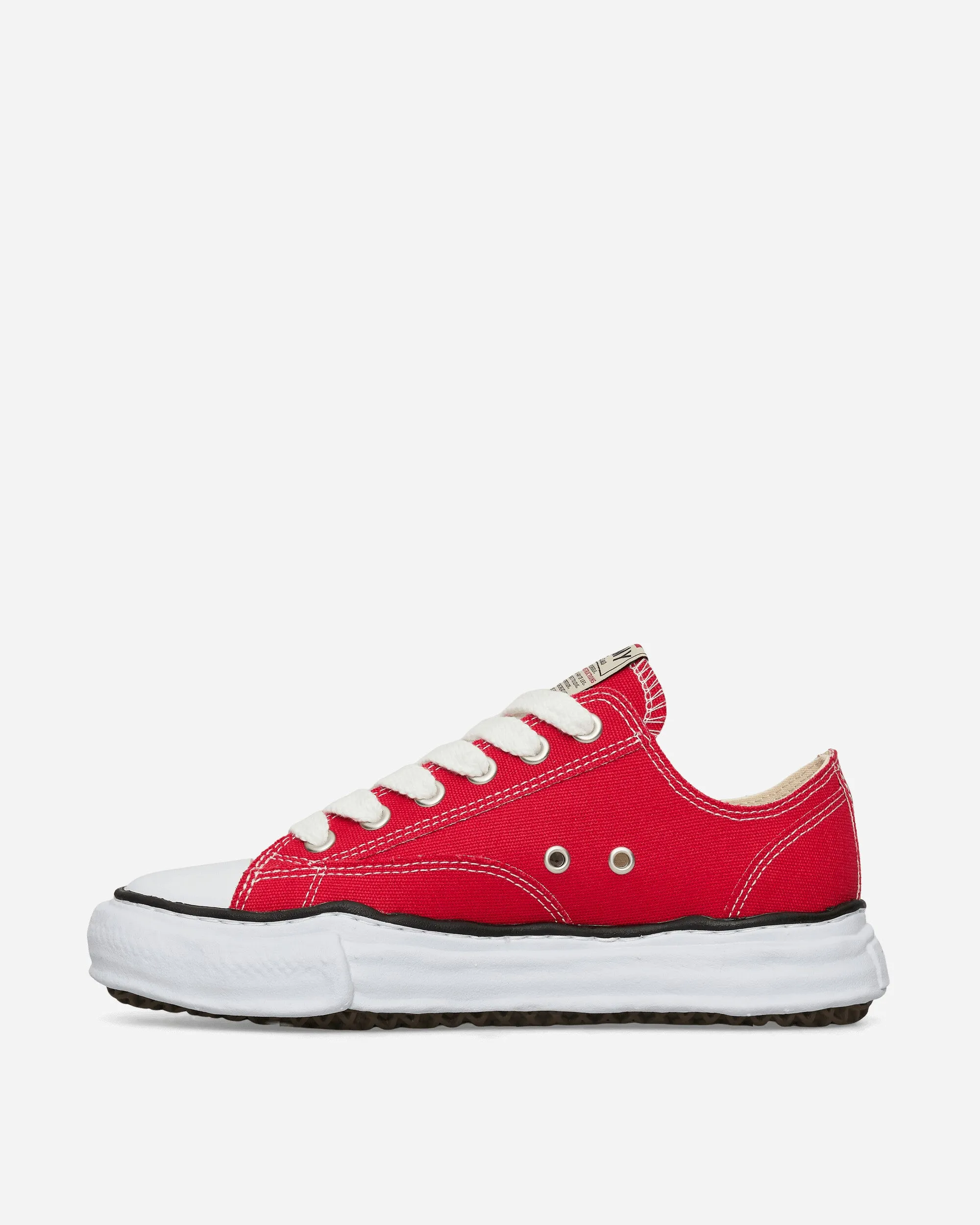 Peterson OG Sohlen Leinwand Niedrige Sneakers Rot