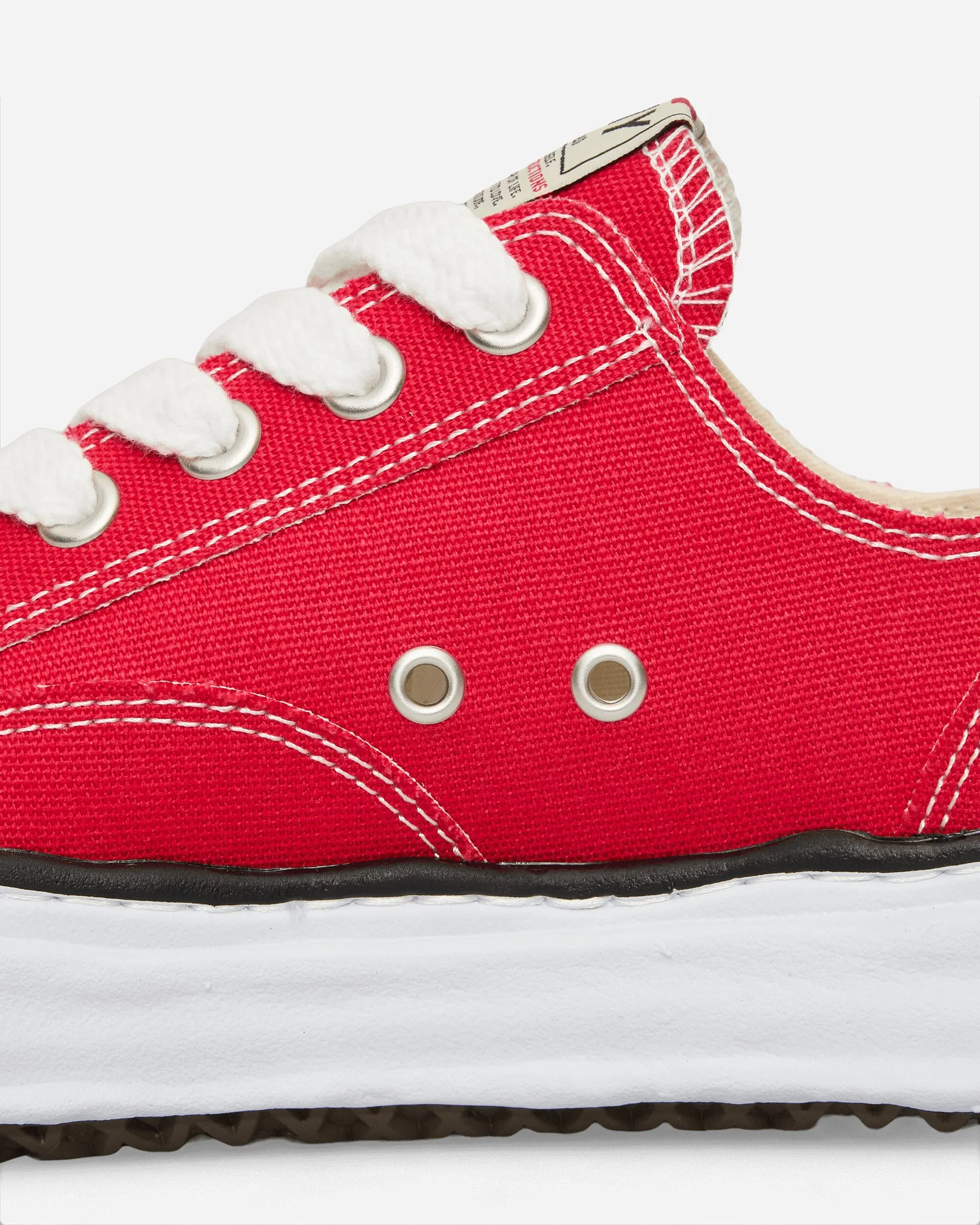 Peterson OG Sohlen Leinwand Niedrige Sneakers Rot