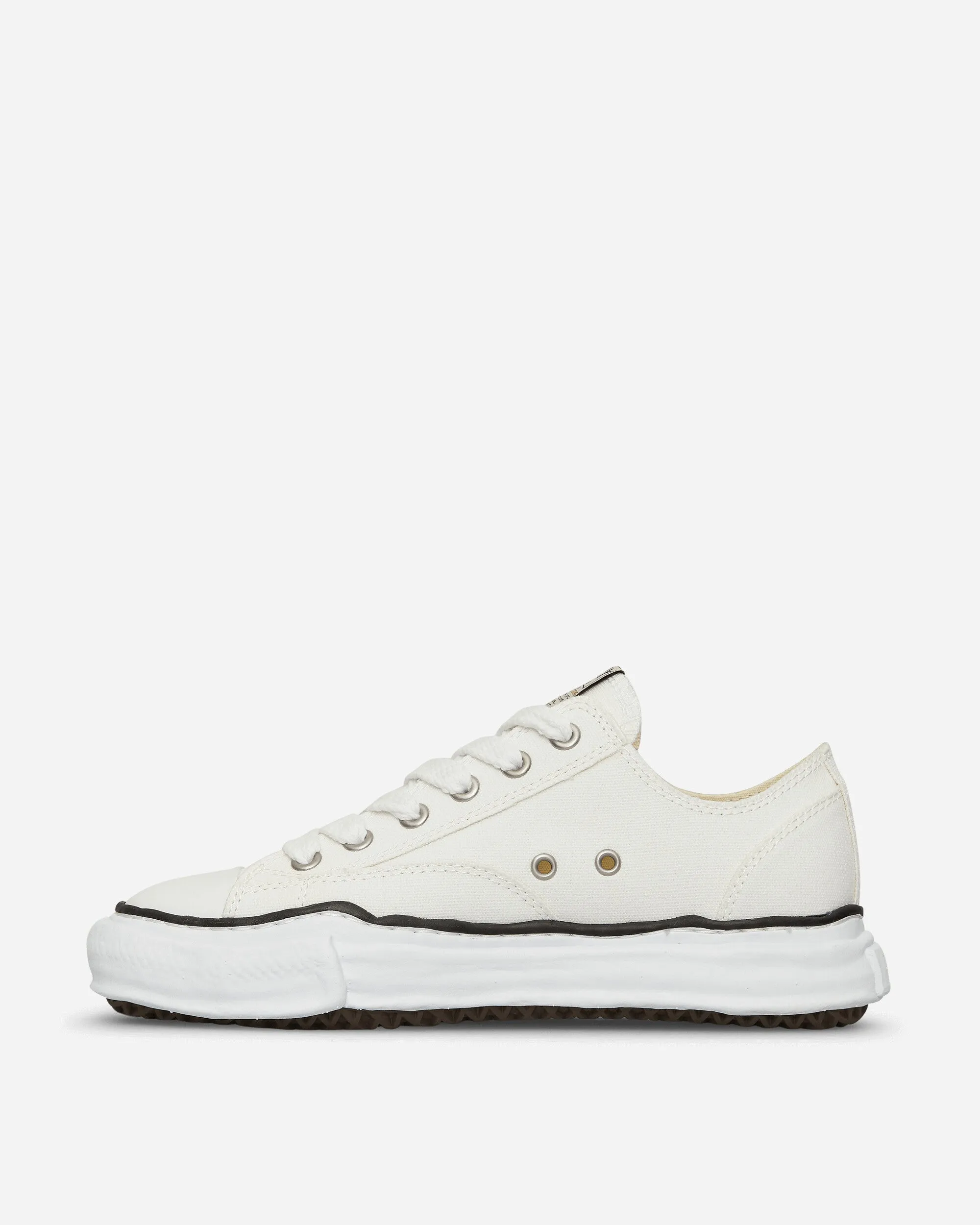Peterson OG Sohlen Leinwand Low Sneakers Weiß