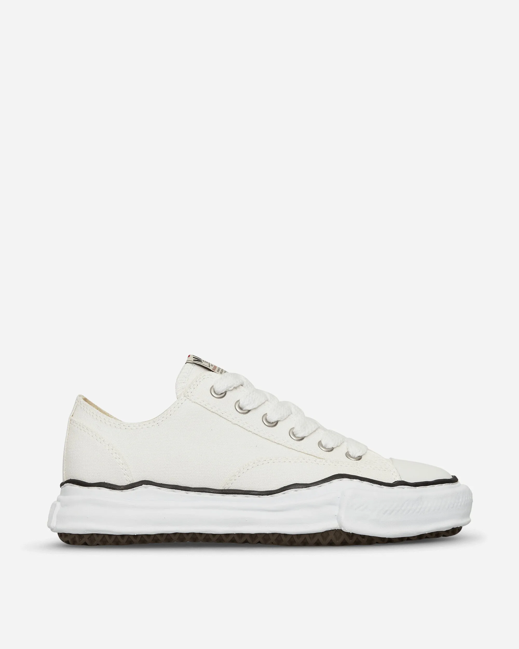 Peterson OG Sohlen Leinwand Low Sneakers Weiß