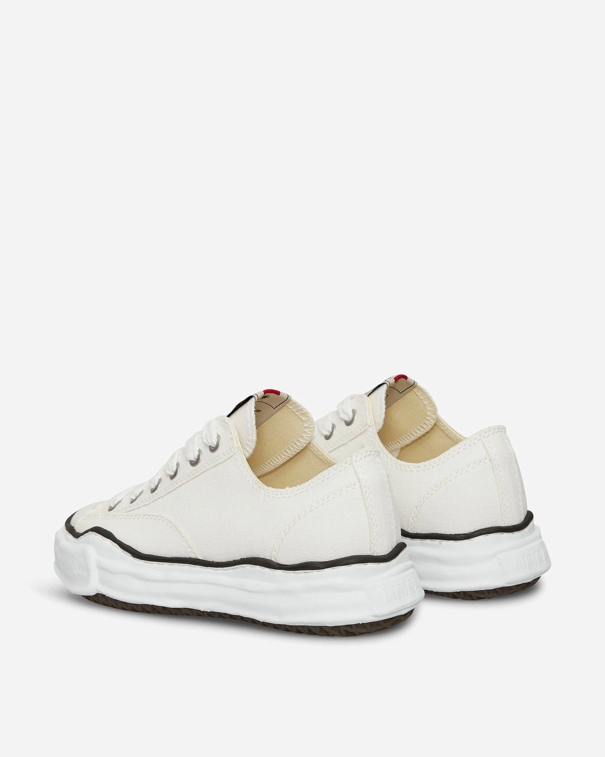 Peterson OG Sohlen Leinwand Low Sneakers Weiß