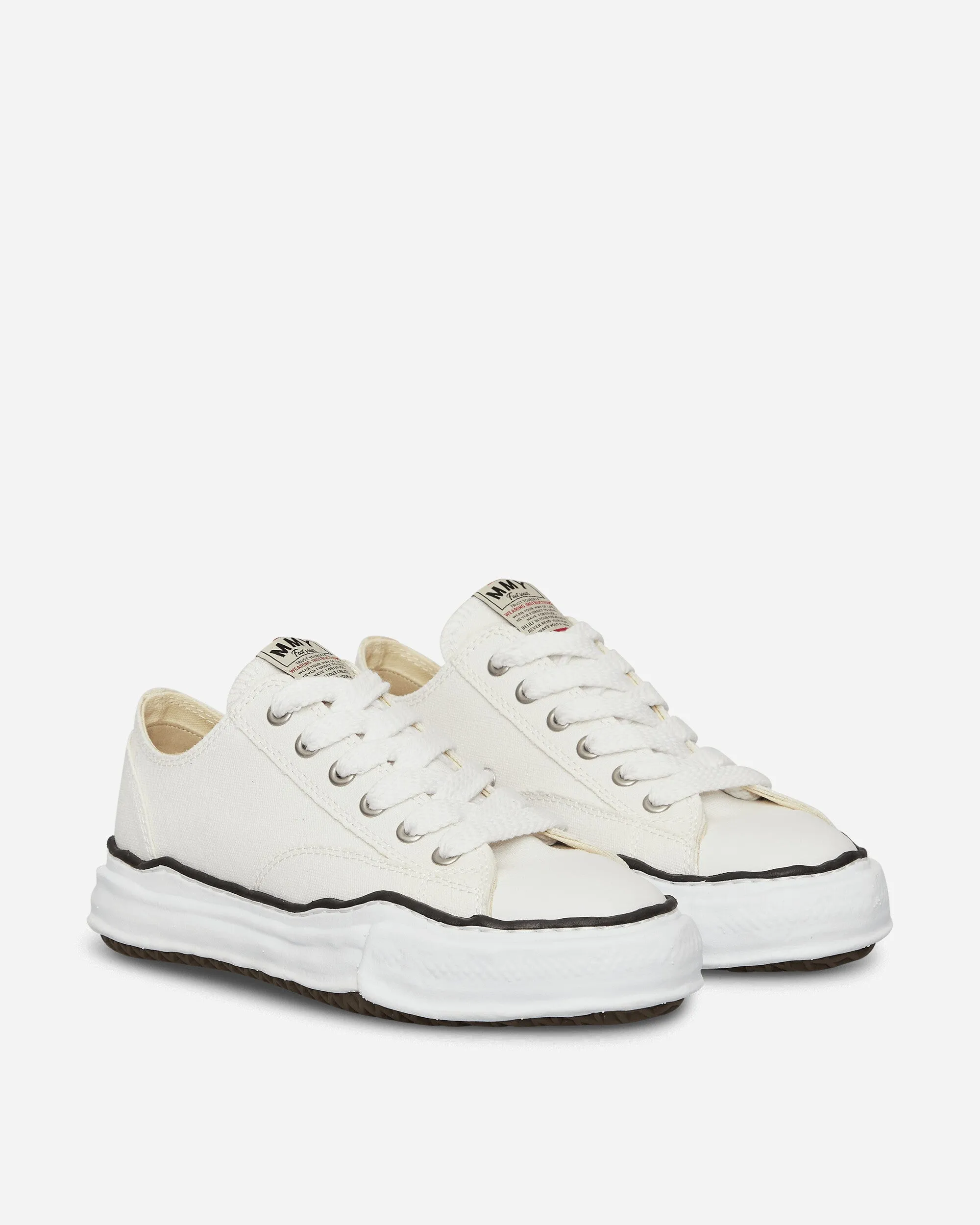 Peterson OG Sohlen Leinwand Low Sneakers Weiß