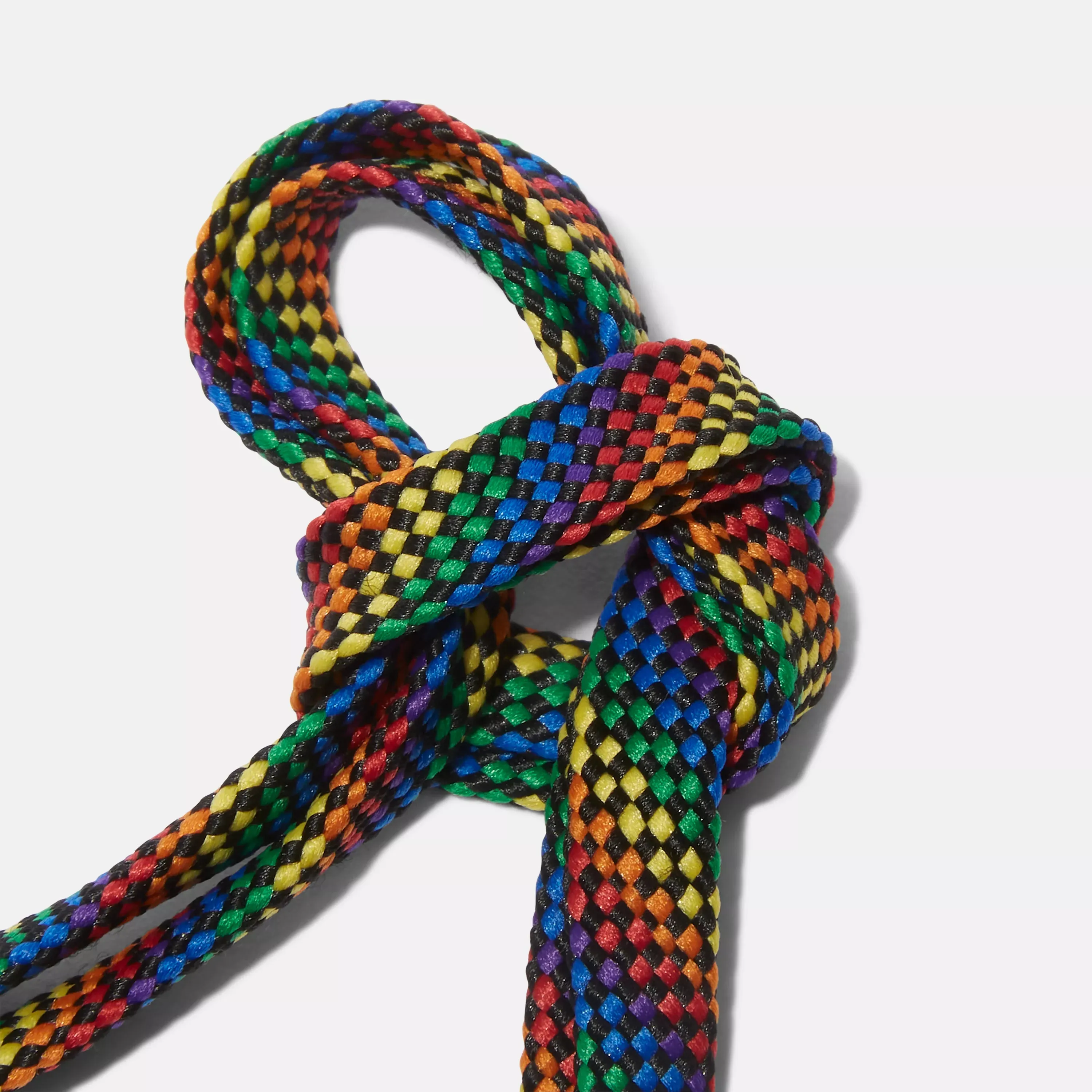 Regenbogenfarbene flache Polyesterspitze 47-Zoll Hey Dude Schuhe