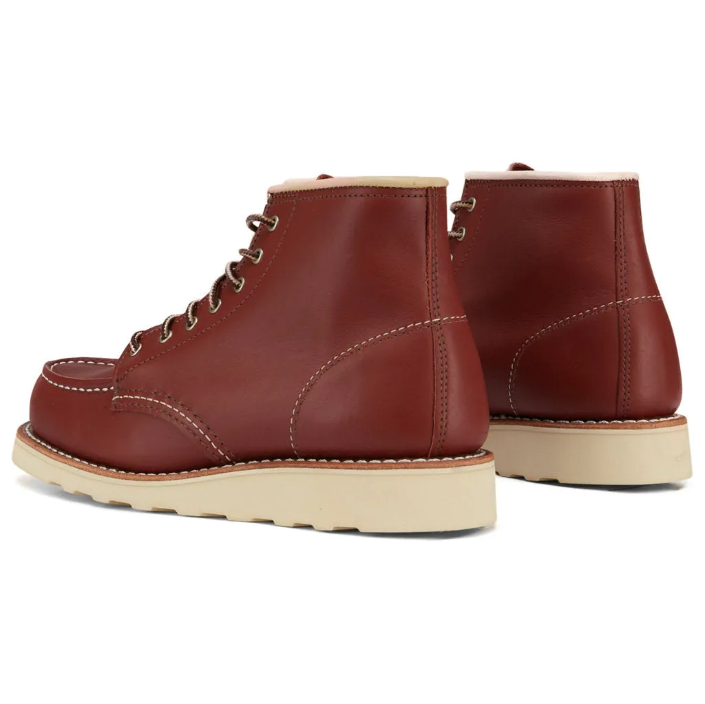 Red Wing Heritage Nubuck-Leder 6 Zoll Klassische Damen Moc-Toe-Stiefel