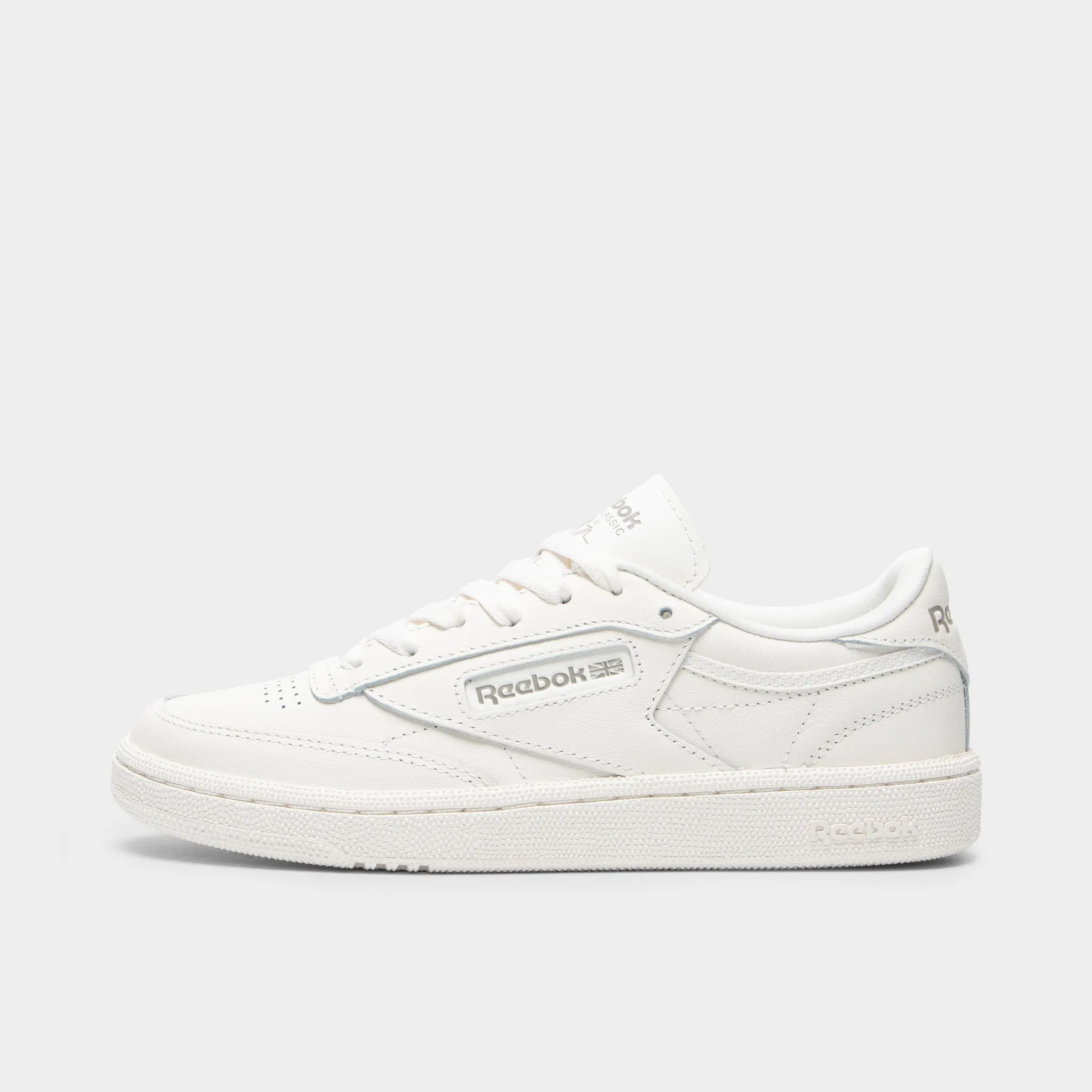 Reebok Damen Club C 85 Kreide / Kreide - Gritty Grey Reebok Schuhe