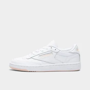 Reebok Damen Club C 85 Weiß / Gebleichter Pfirsich Reebok Schuhe
