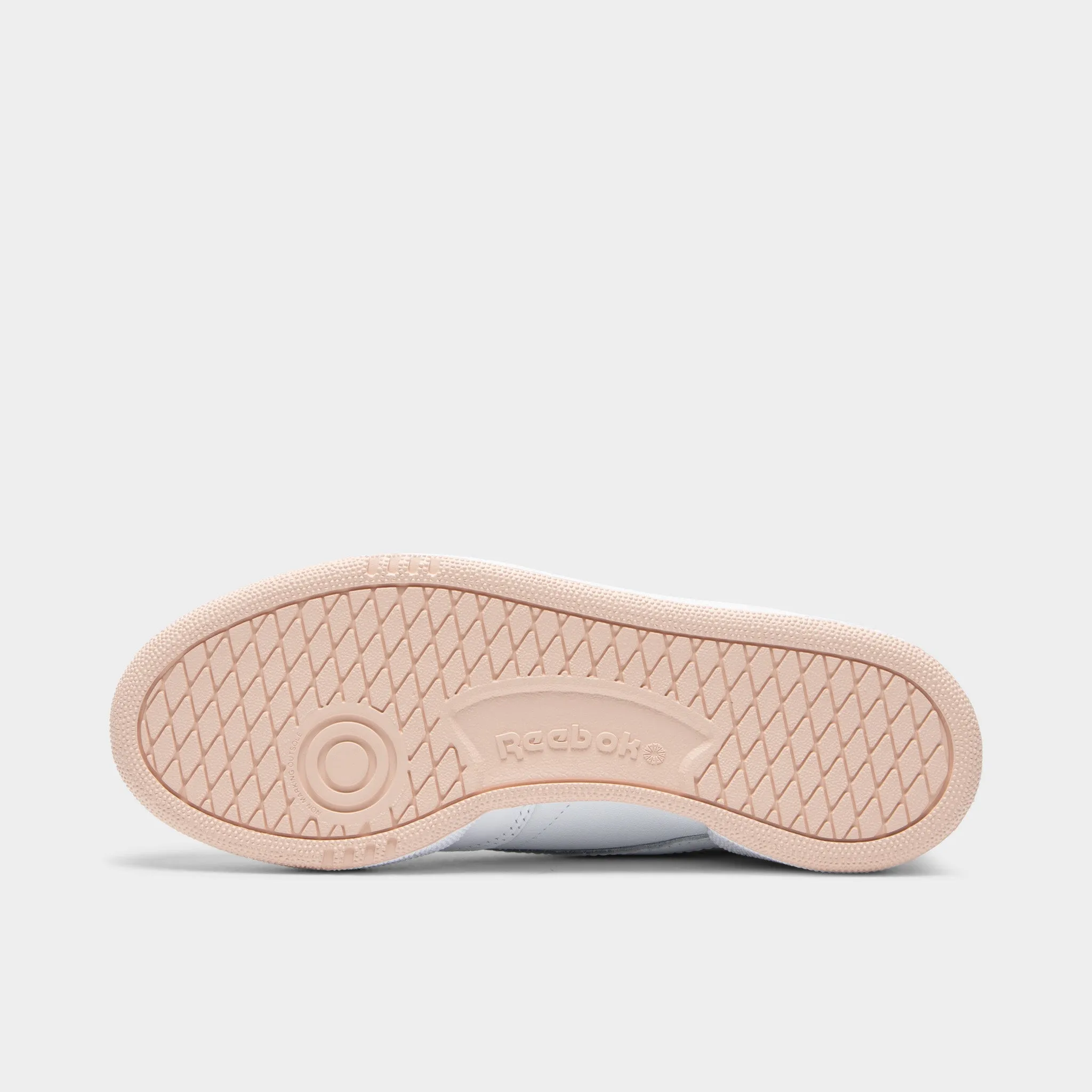 Reebok Damen Club C 85 Weiß / Gebleichter Pfirsich Reebok Schuhe