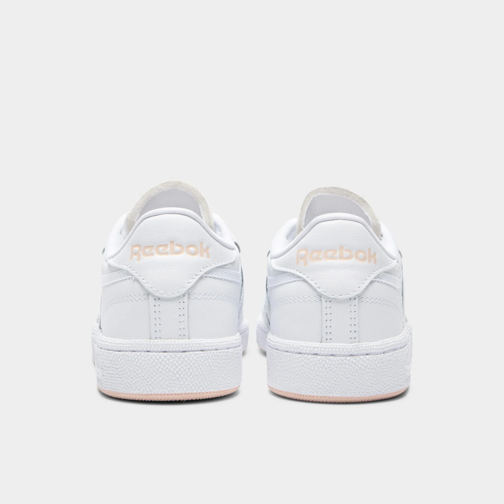 Reebok Damen Club C 85 Weiß / Gebleichter Pfirsich Reebok Schuhe