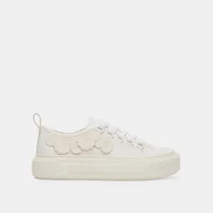 ROBBIN SNEAKERS WEIßER CANVAS
