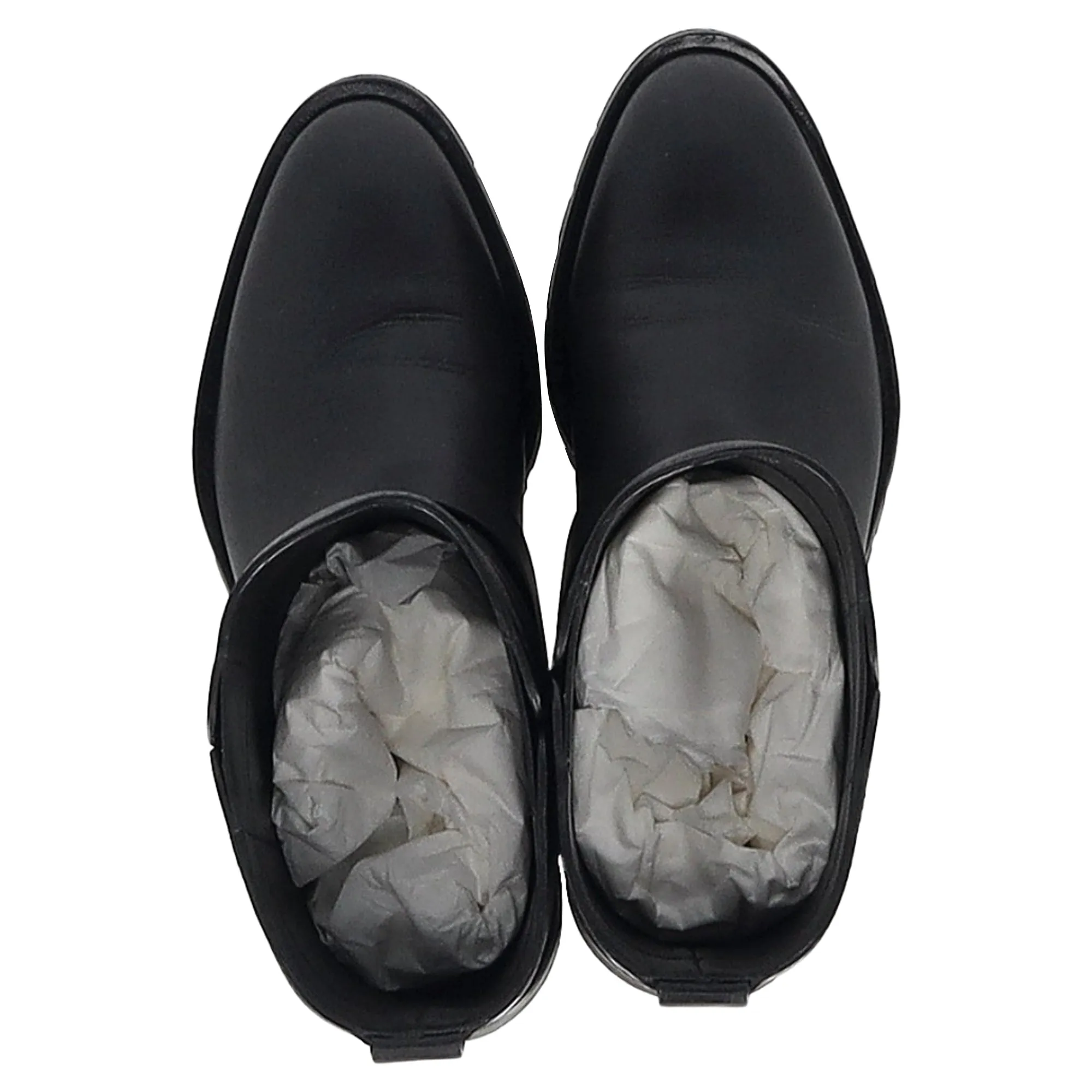 Roger Vivier Schnallen-Stiefel in schwarzem Leder