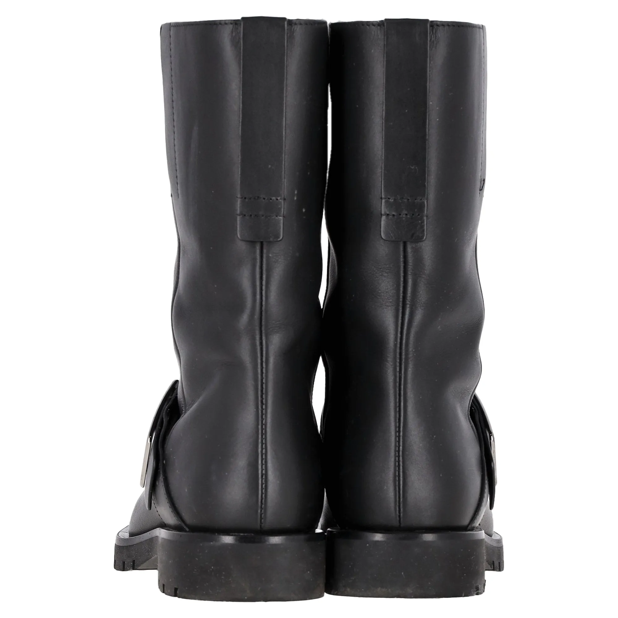 Roger Vivier Schnallen-Stiefel in schwarzem Leder