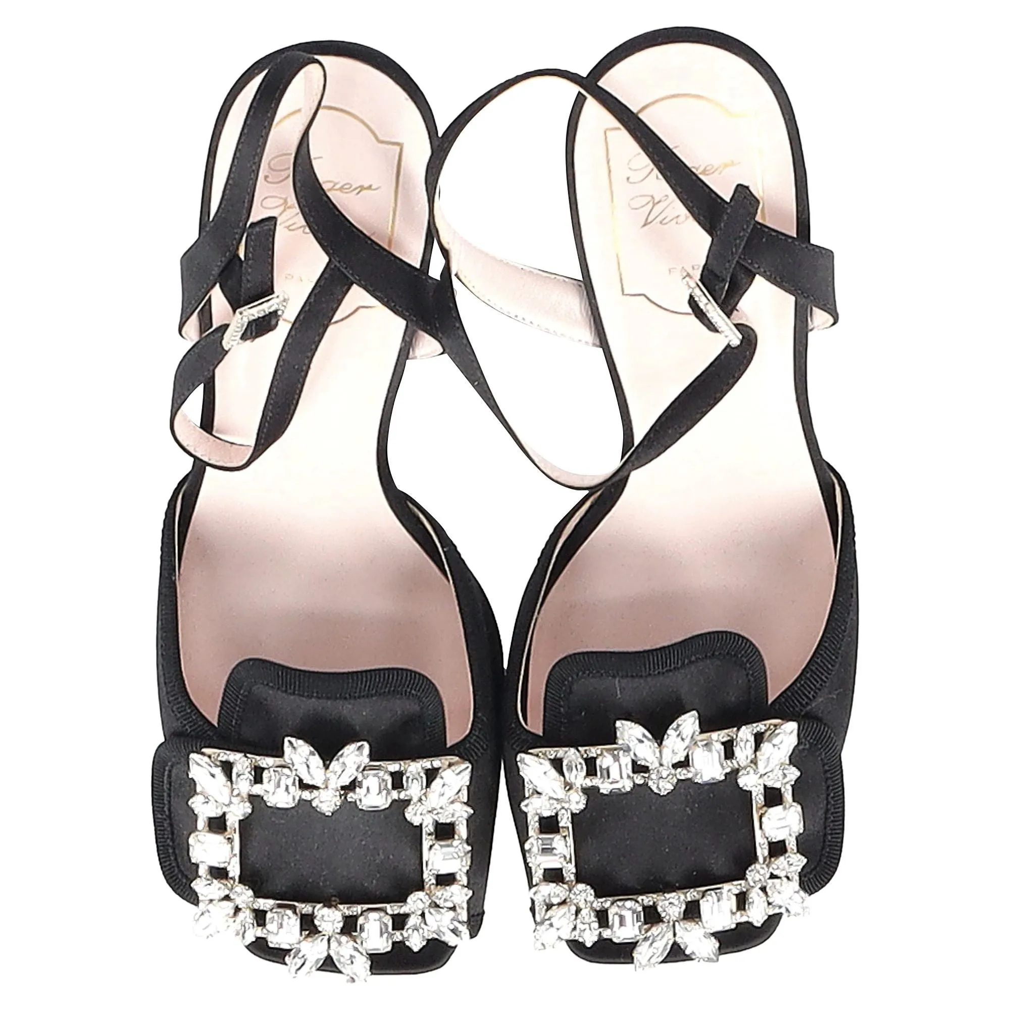Roger Vivier Plateau-Sandalen mit Kristallspange