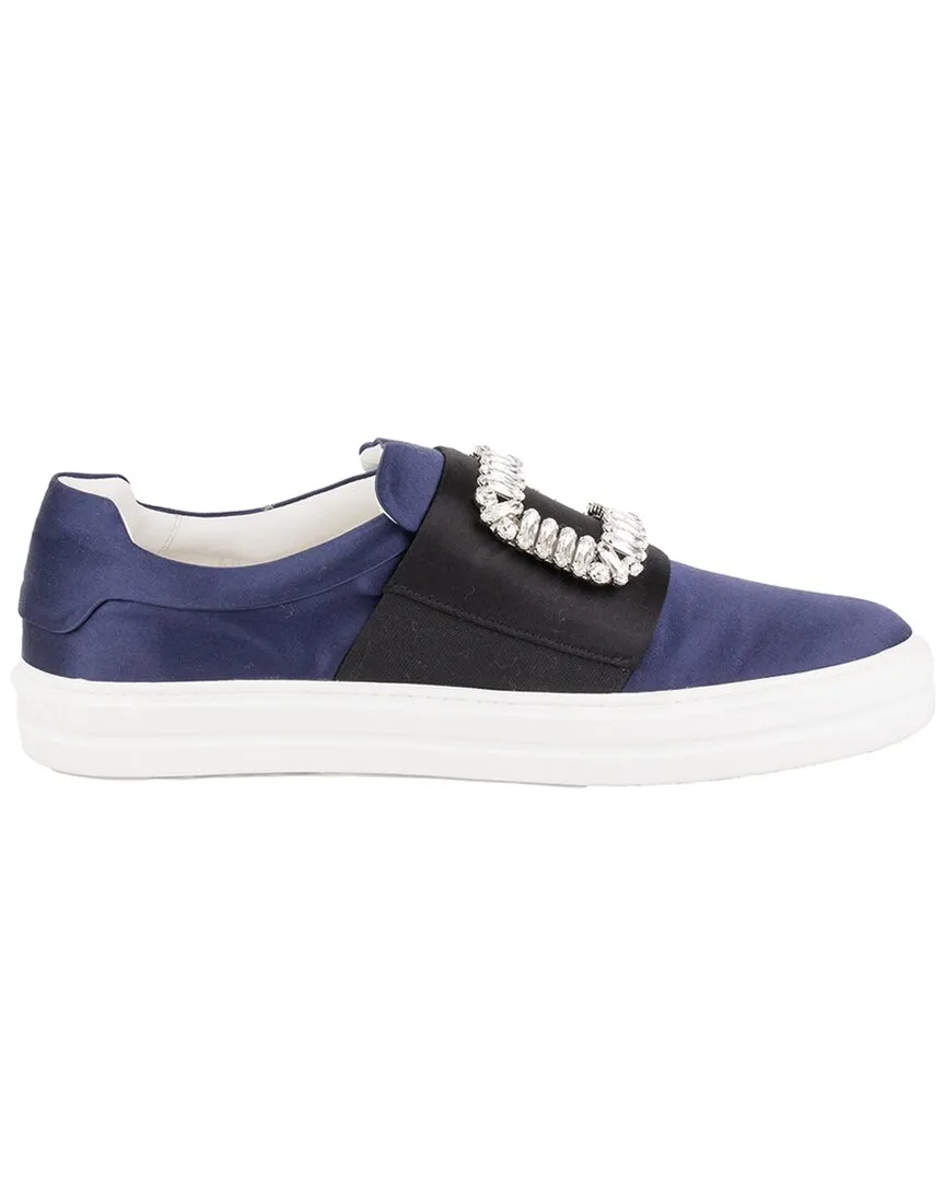 Roger Vivier Sneaky Viv Strass Satin Sneaker Schuhe_Roger-Vivier