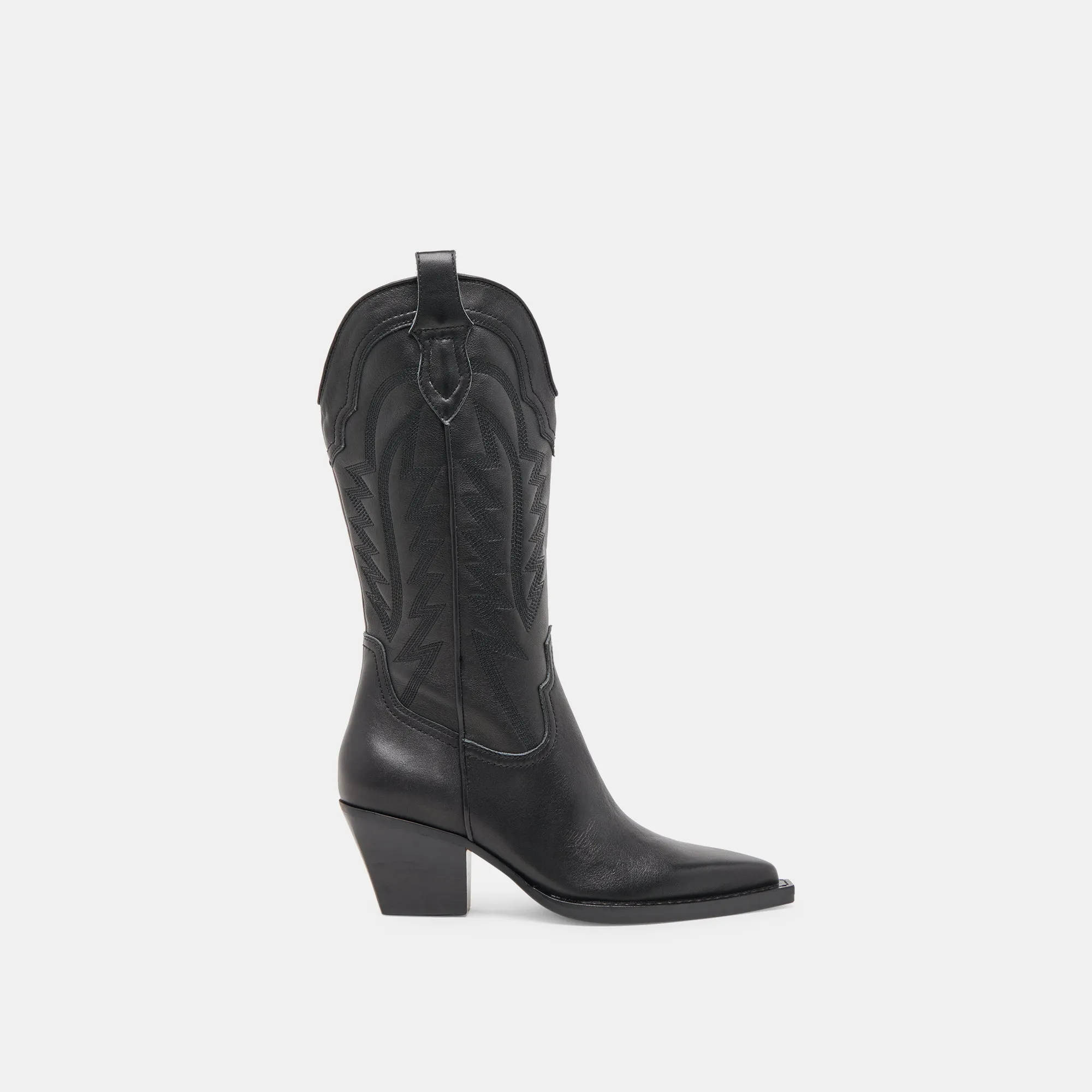 RYLAND STIEFEL AUS SCHWARZEM LEDER