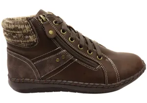 Scholl Orthaheel Damen Wanda Bequeme Knöchelstiefel Scholl Orthaheel Schuhe