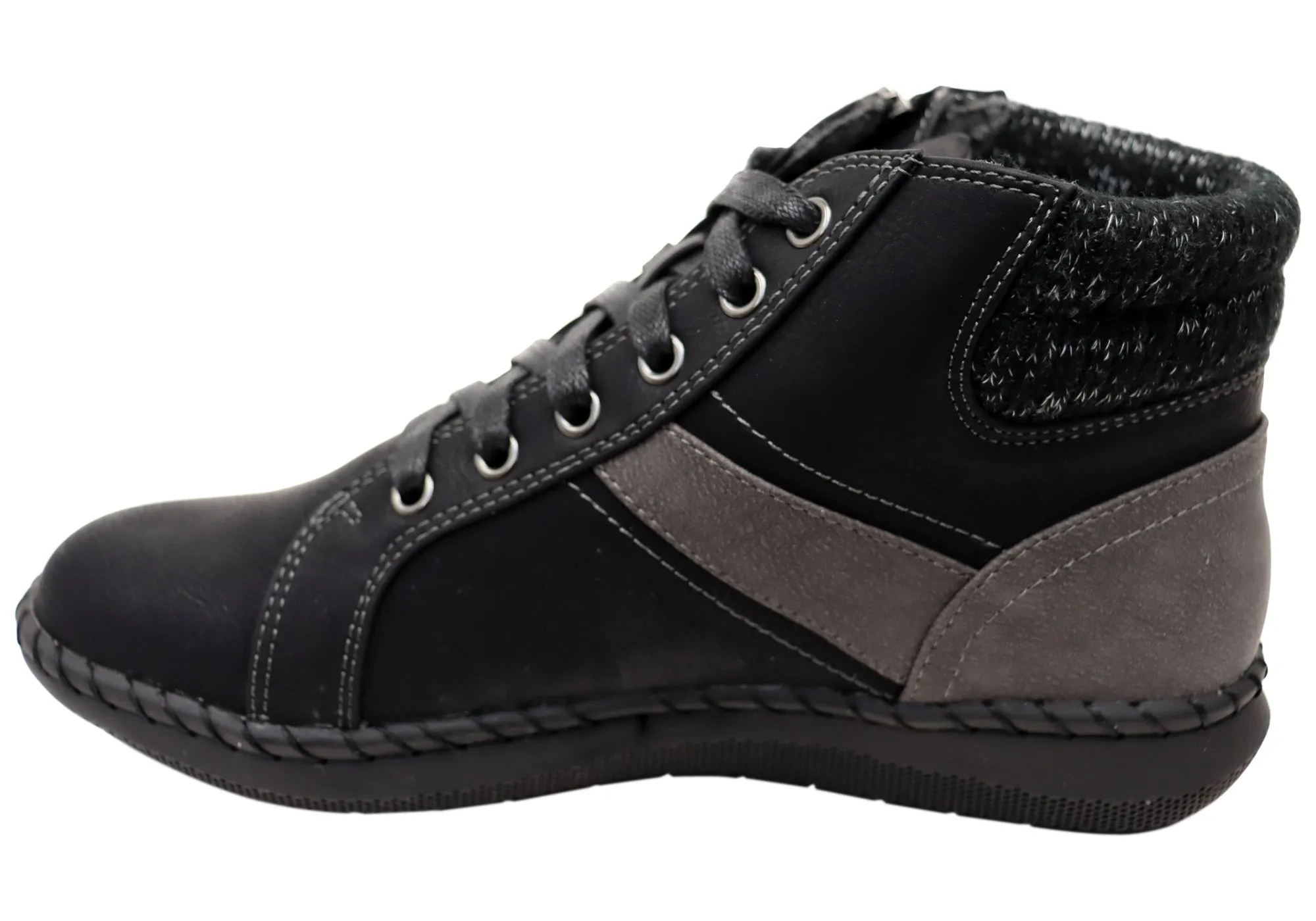 Scholl Orthaheel Damen Wanda Bequeme Knöchelstiefel Scholl Orthaheel Schuhe