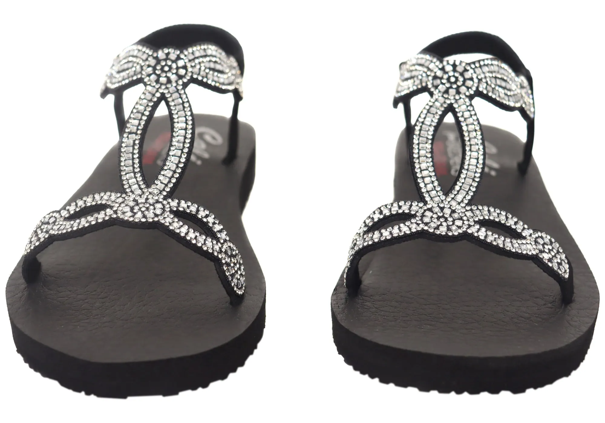 Skechers Damen Bequeme Meditation Resorts Sandalen Skechers Schuhe