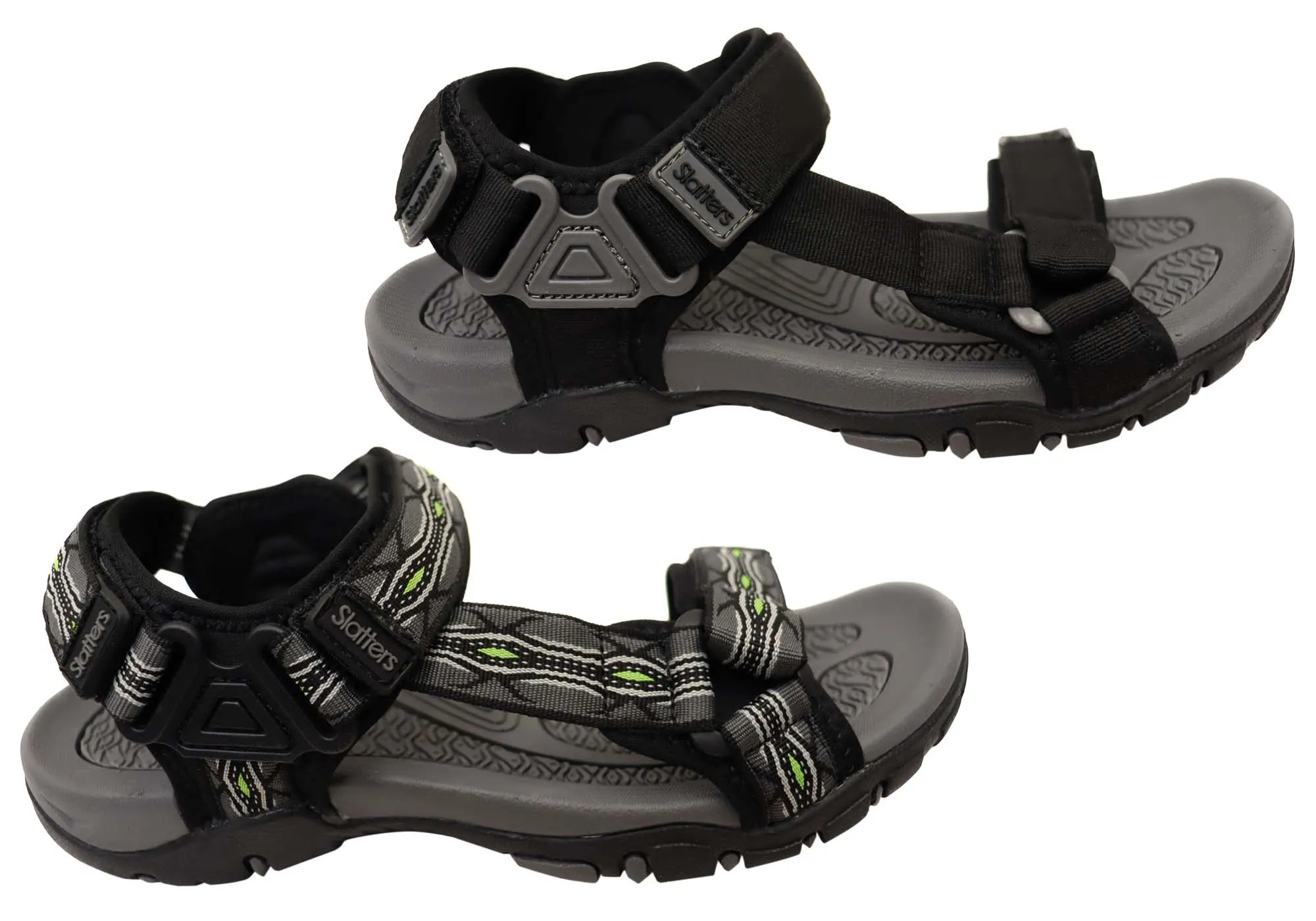 Slatters Breakwater Herren Bequeme Verstellbare Sandalen Slatters Schuhe