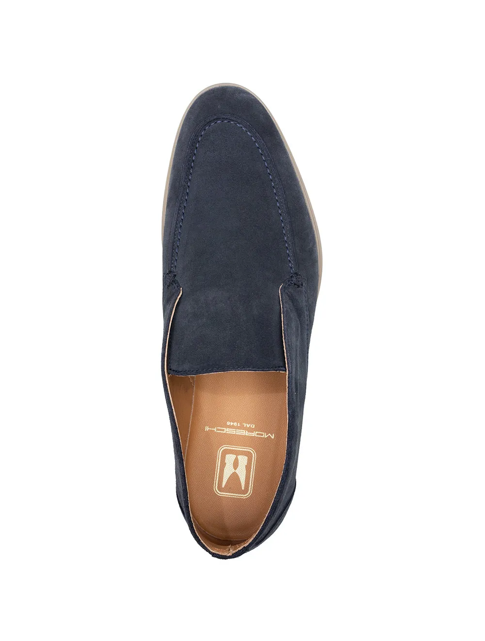 Suede Knöchelstiefel Marineblau