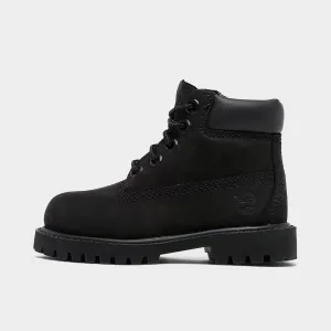 Timberland Babys 6 Inch Premium Stiefel / Schwarze Nubuck Timberland Schuhe