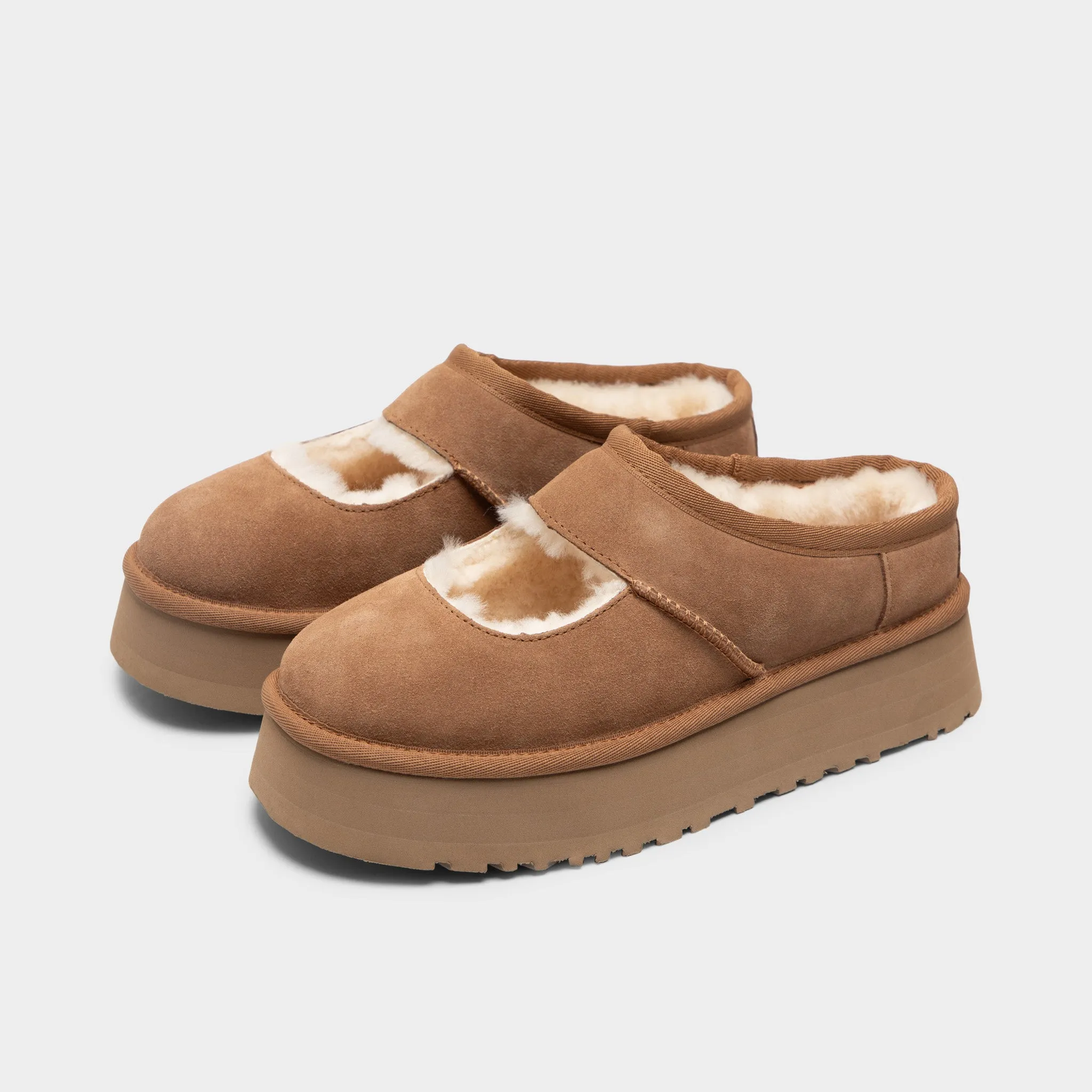 UGG Damen Bea Mary Jane / Kastanienbraune Ugg Schuhe
