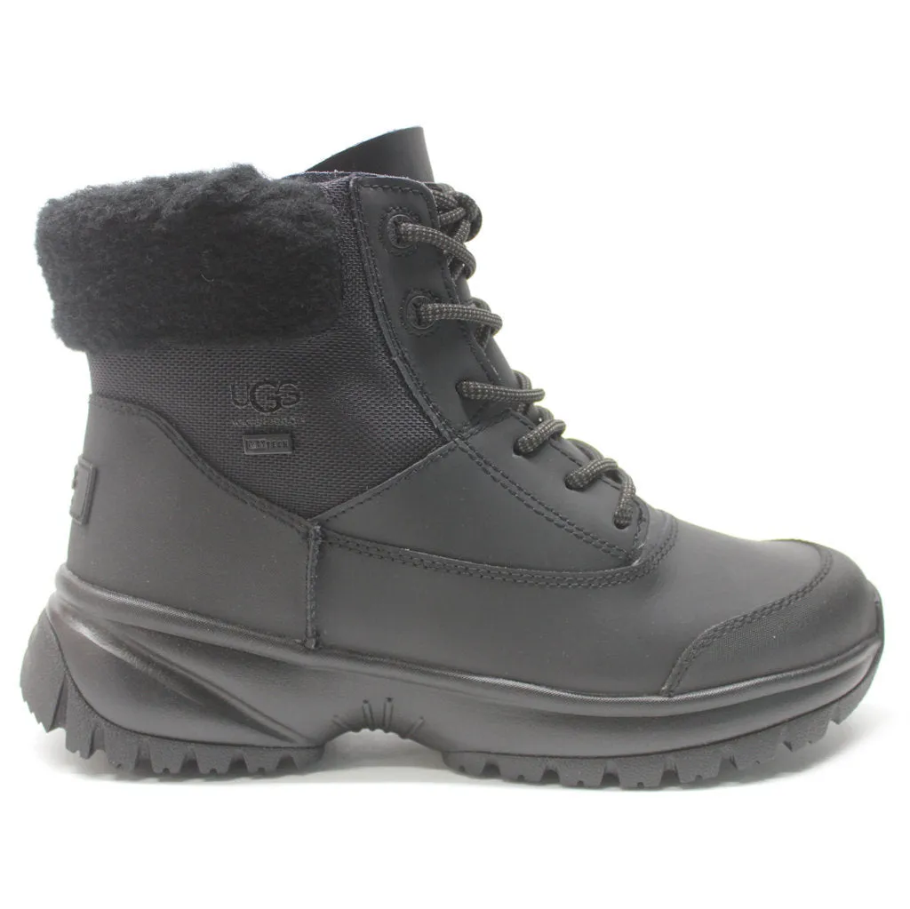 Ugg Yose Fluff V2 wasserdichte Leder Winterstiefel für Damen