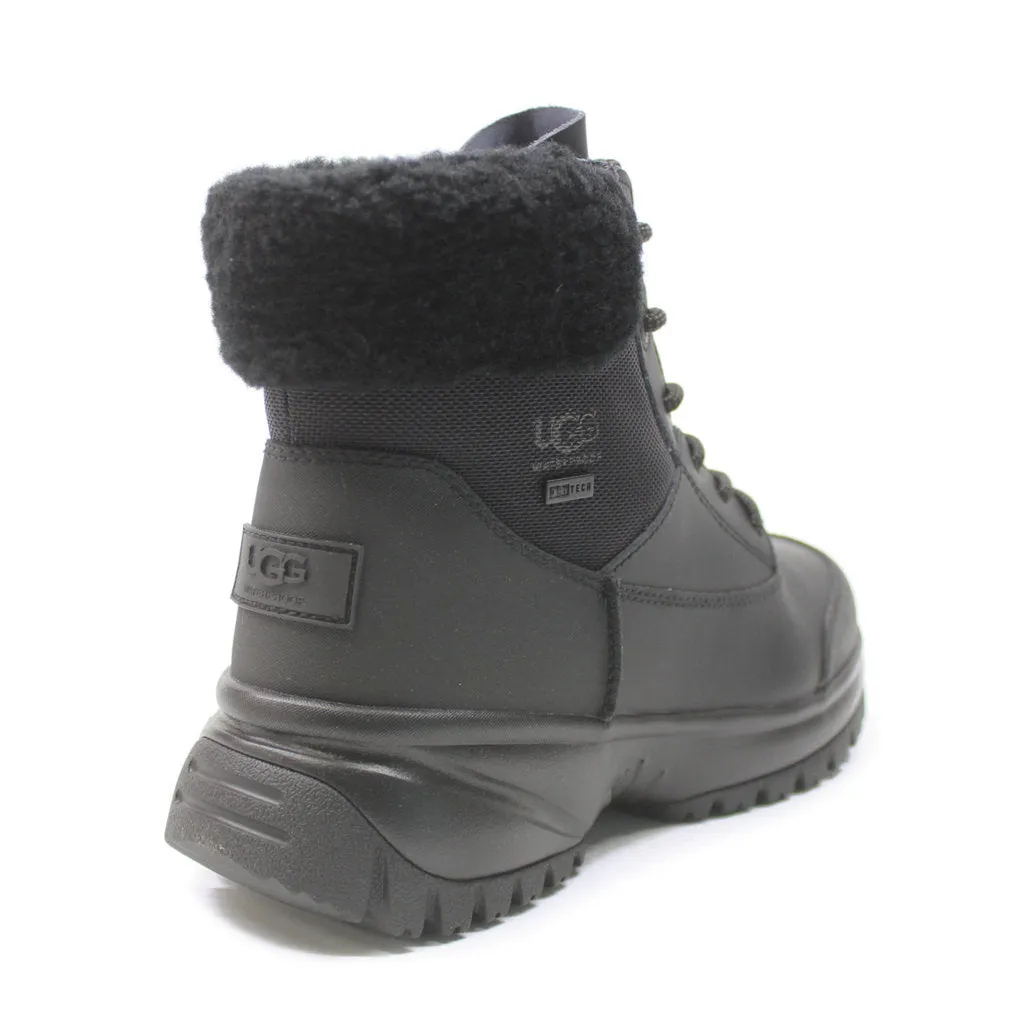 Ugg Yose Fluff V2 wasserdichte Leder Winterstiefel für Damen