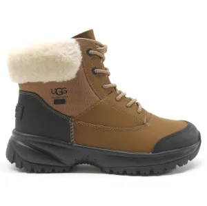 Ugg Yose Fluff V2 wasserdichte Leder Winterstiefel für Damen