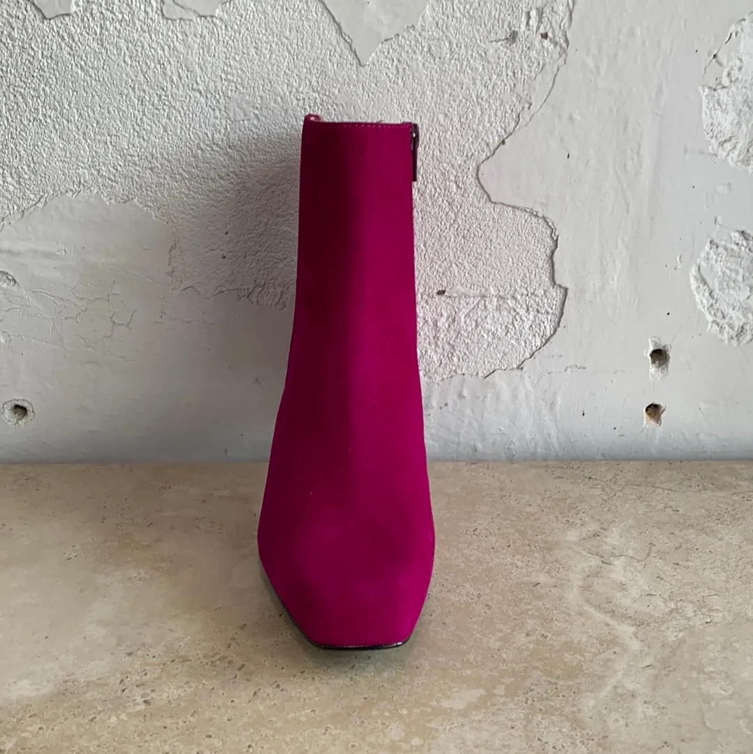 Unisa Lister Fuscia Kind Wildlederschuhe_Unisa