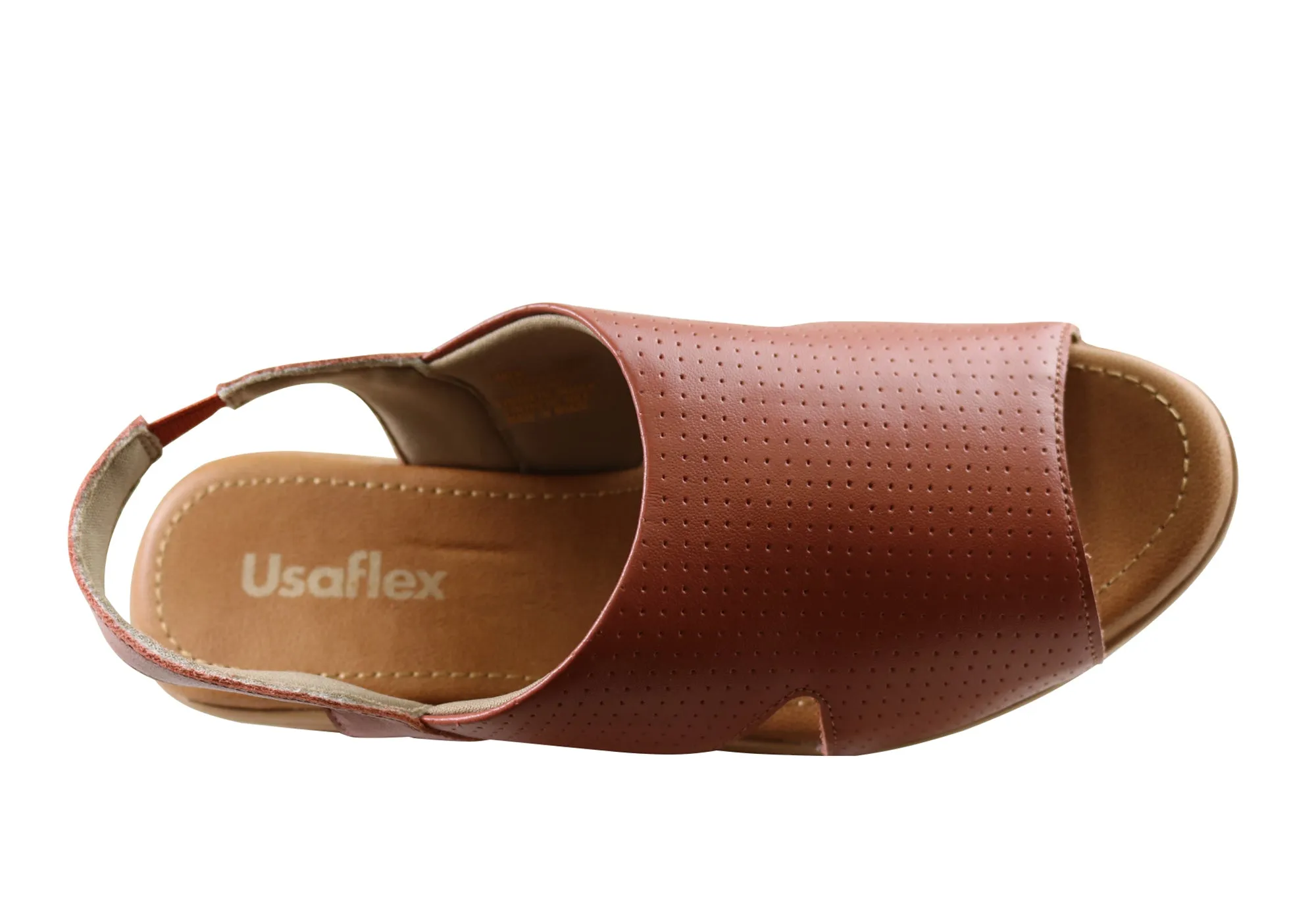 Usaflex Laken Damen Bequeme Ledersandalen Hergestellt In Brasilien Usaflex Schuhe