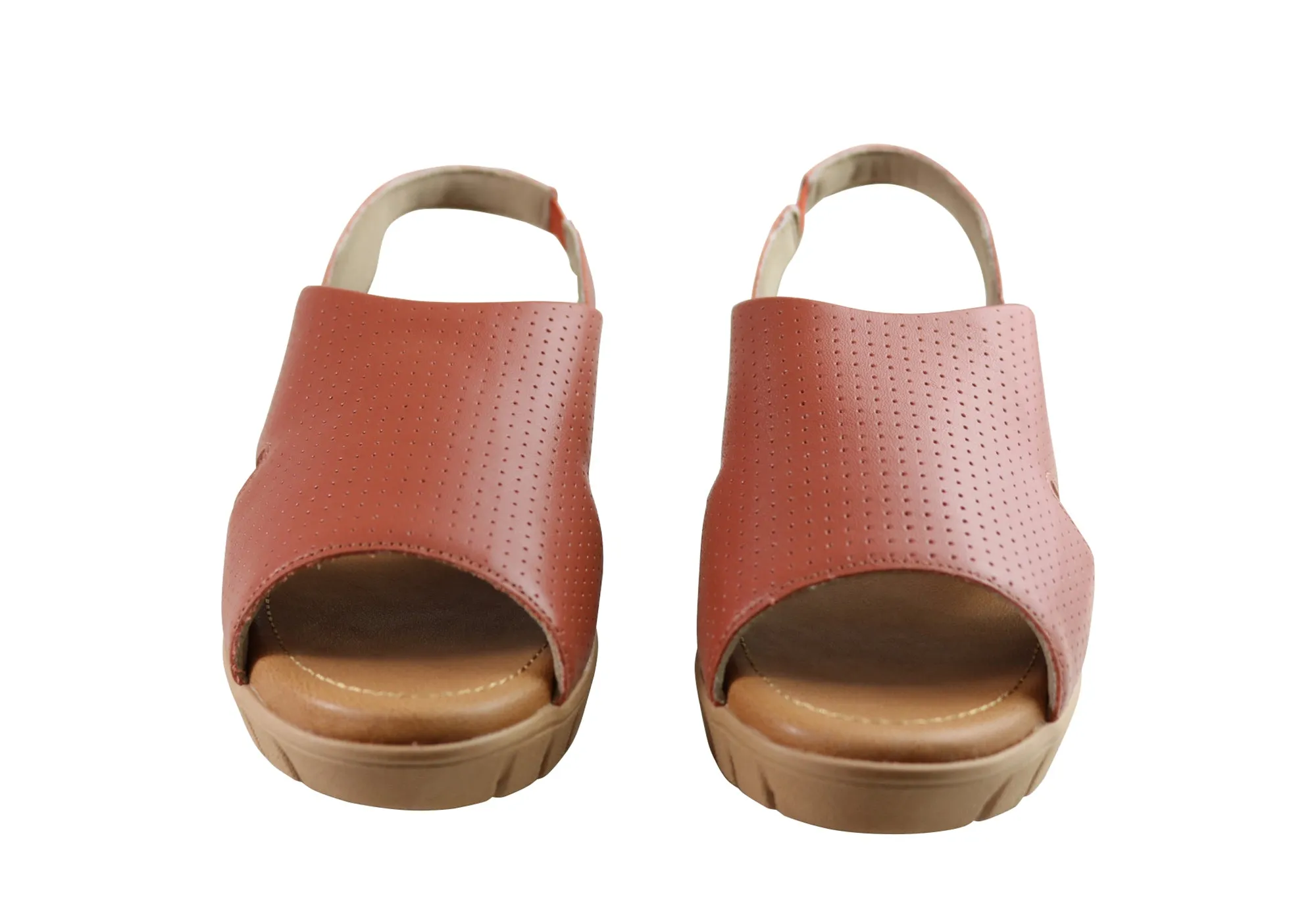 Usaflex Laken Damen Bequeme Ledersandalen Hergestellt In Brasilien Usaflex Schuhe