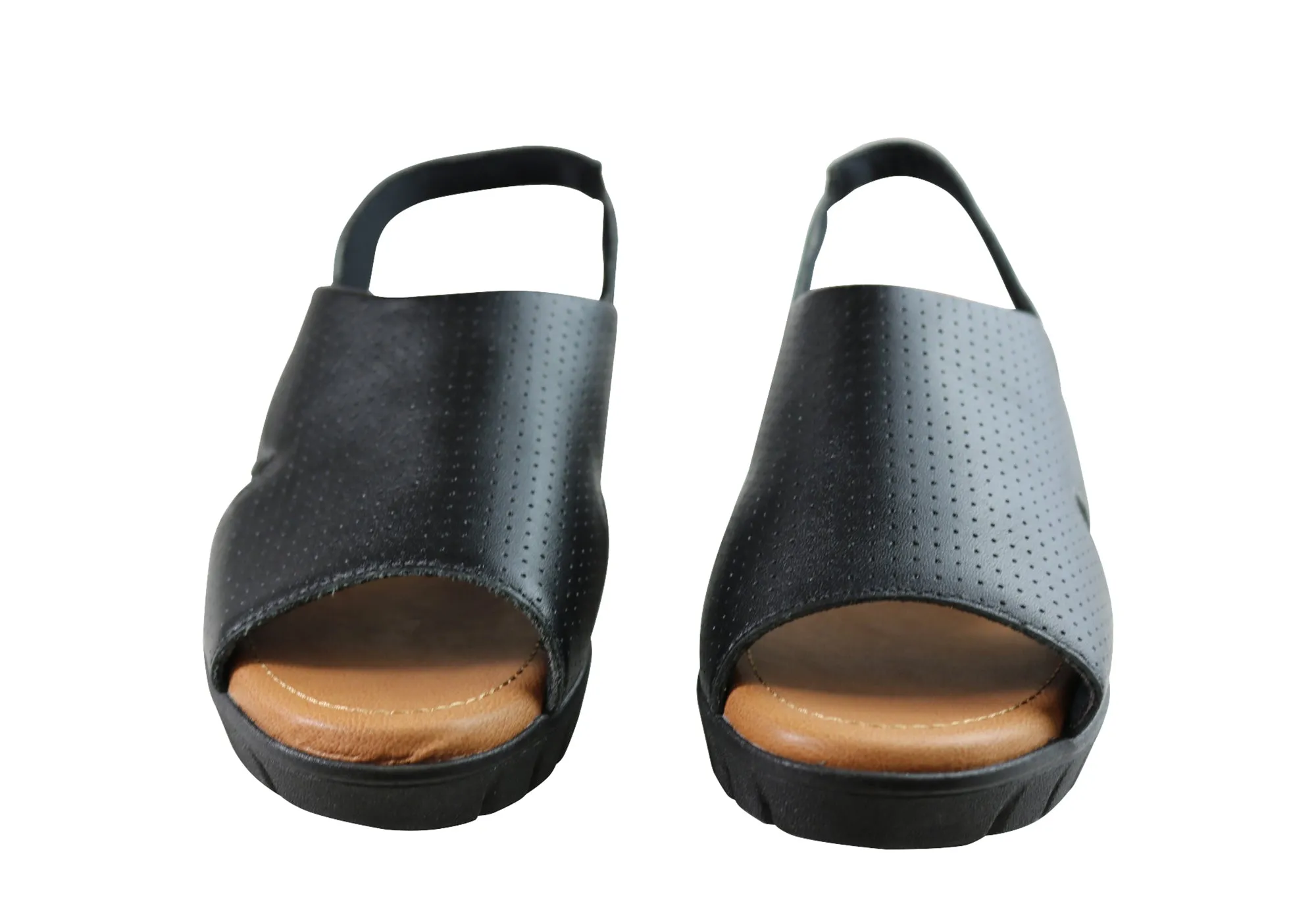 Usaflex Laken Damen Bequeme Ledersandalen Hergestellt In Brasilien Usaflex Schuhe