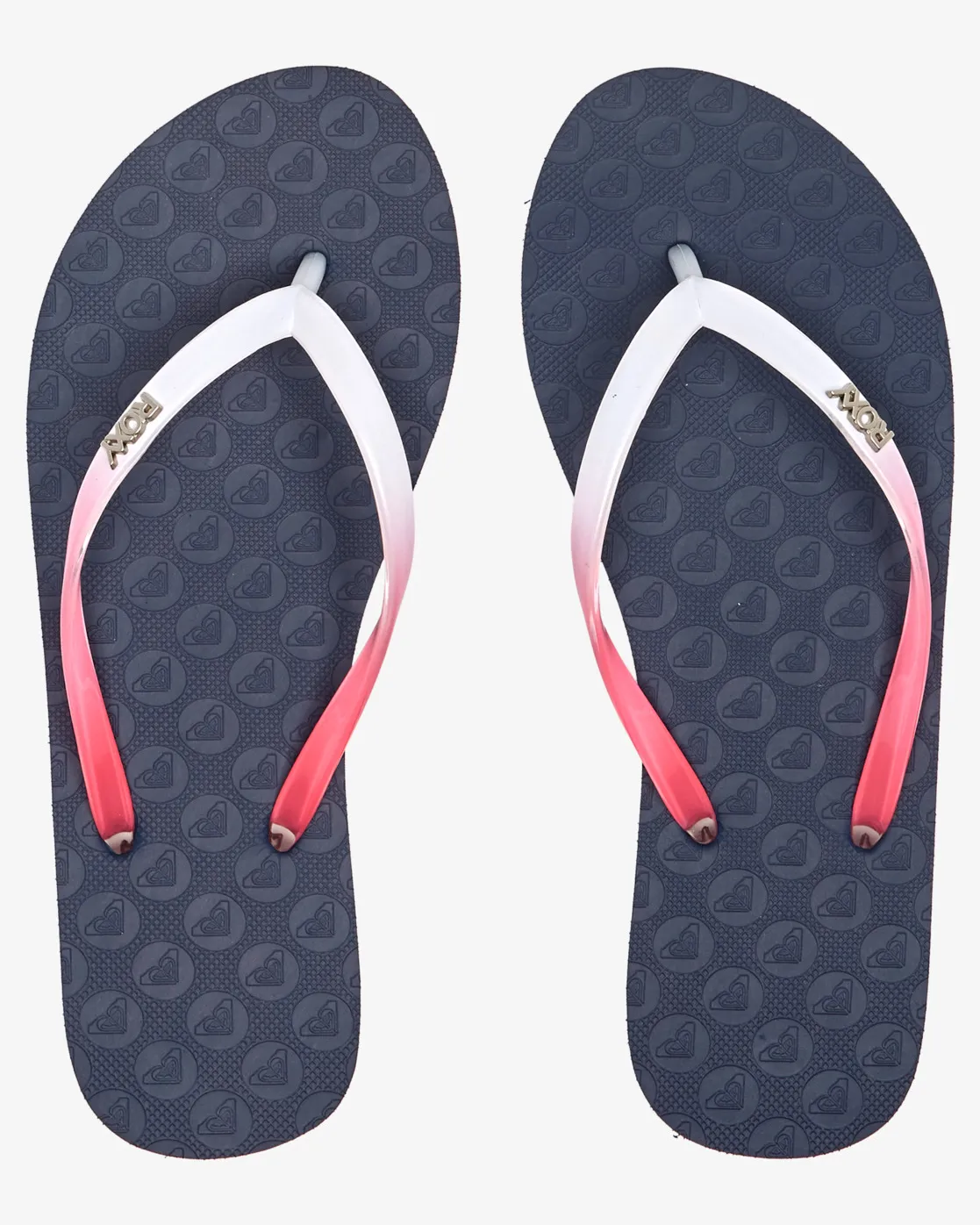 Viva Gradient Flip Flops in Marineblau & Orange