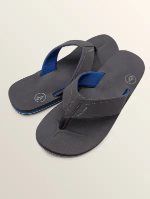 Volcom Victor Herren Sandale - Gunmetal Grau