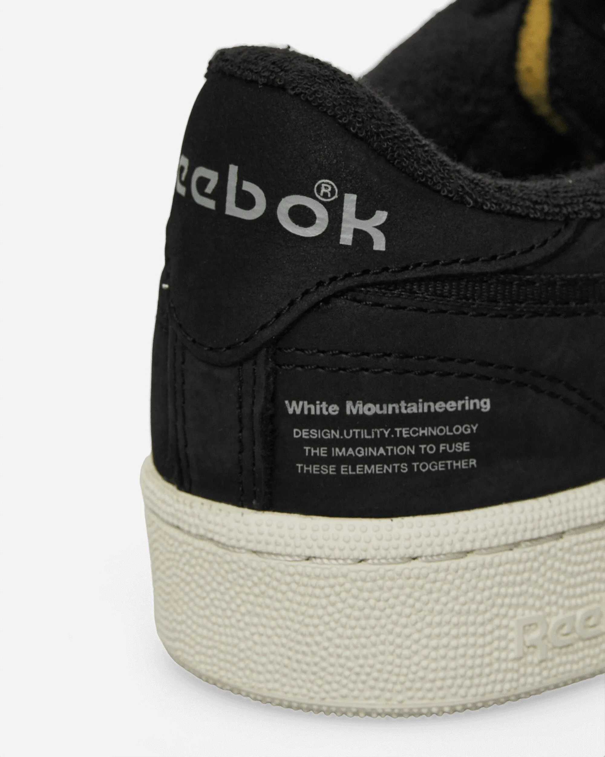 White Mountaineering Club C 85 Sneakers Schwarz / Kreide / Grau